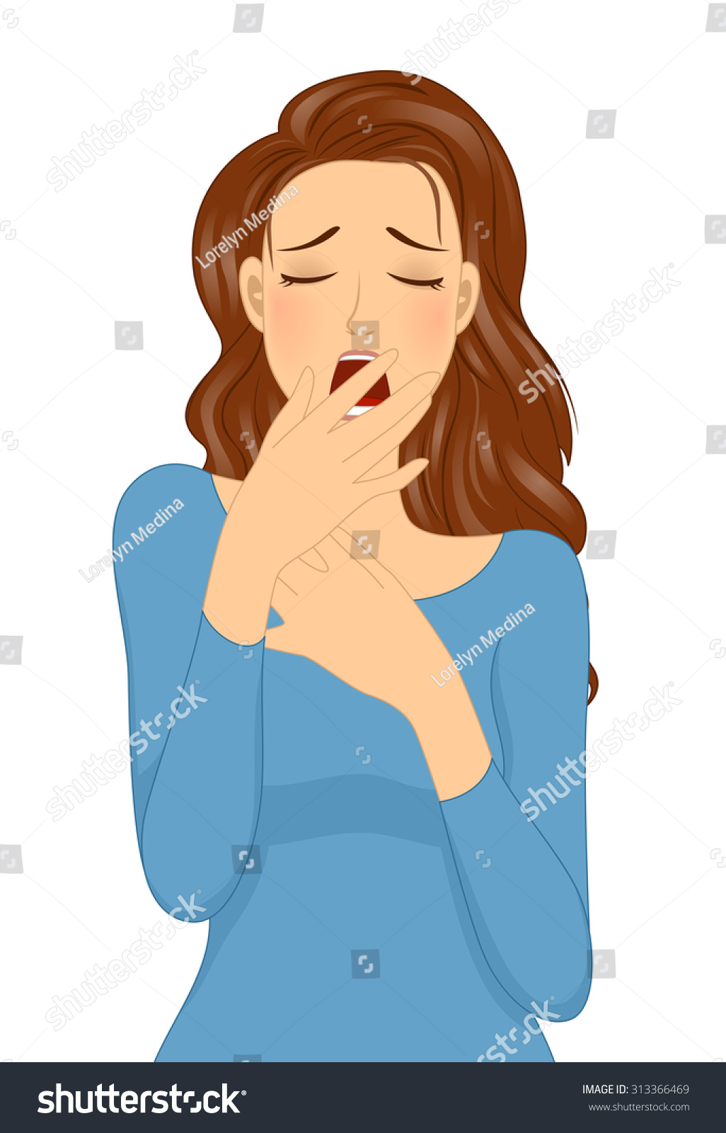 clipart person yawning - photo #29