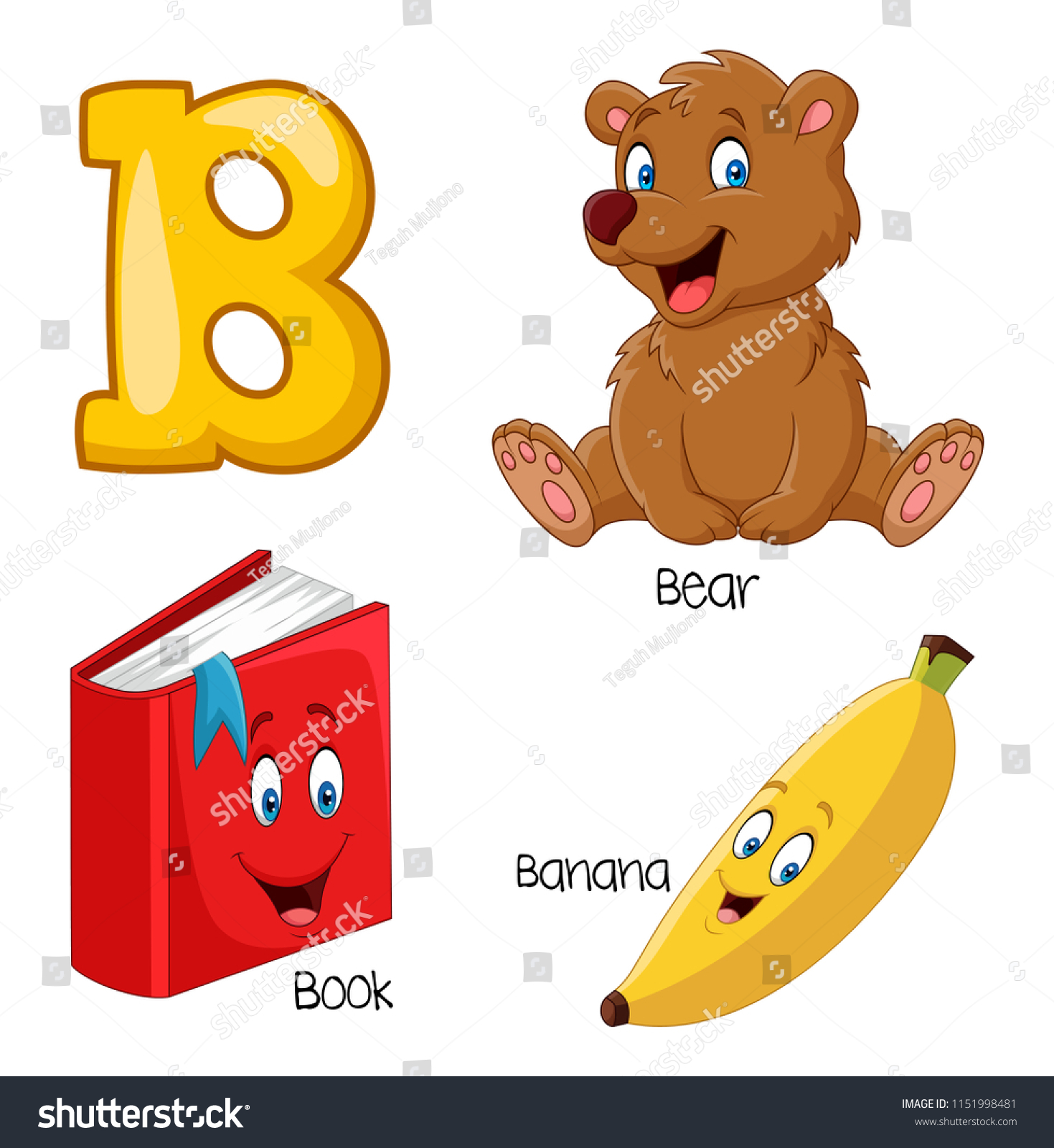 Illustration B Alphabet Stock Vector (Royalty Free) 1151998481 ...