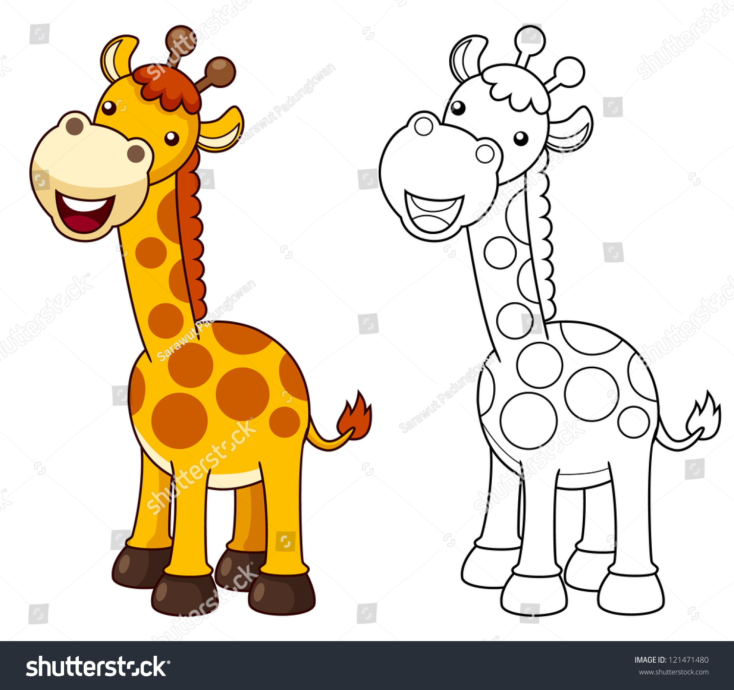 Free Free 246 Cartoon Baby Giraffe Svg SVG PNG EPS DXF File