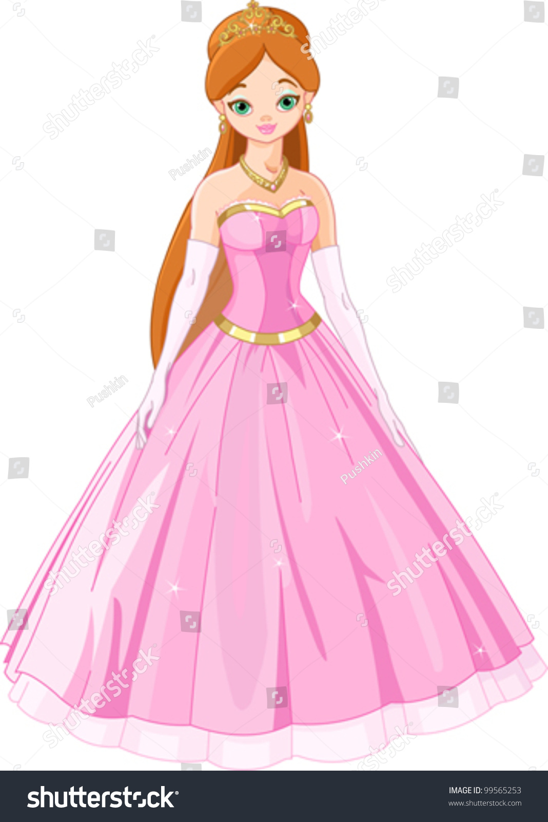 Illustration Of Fairytale Princess - 99565253 : Shutterstock