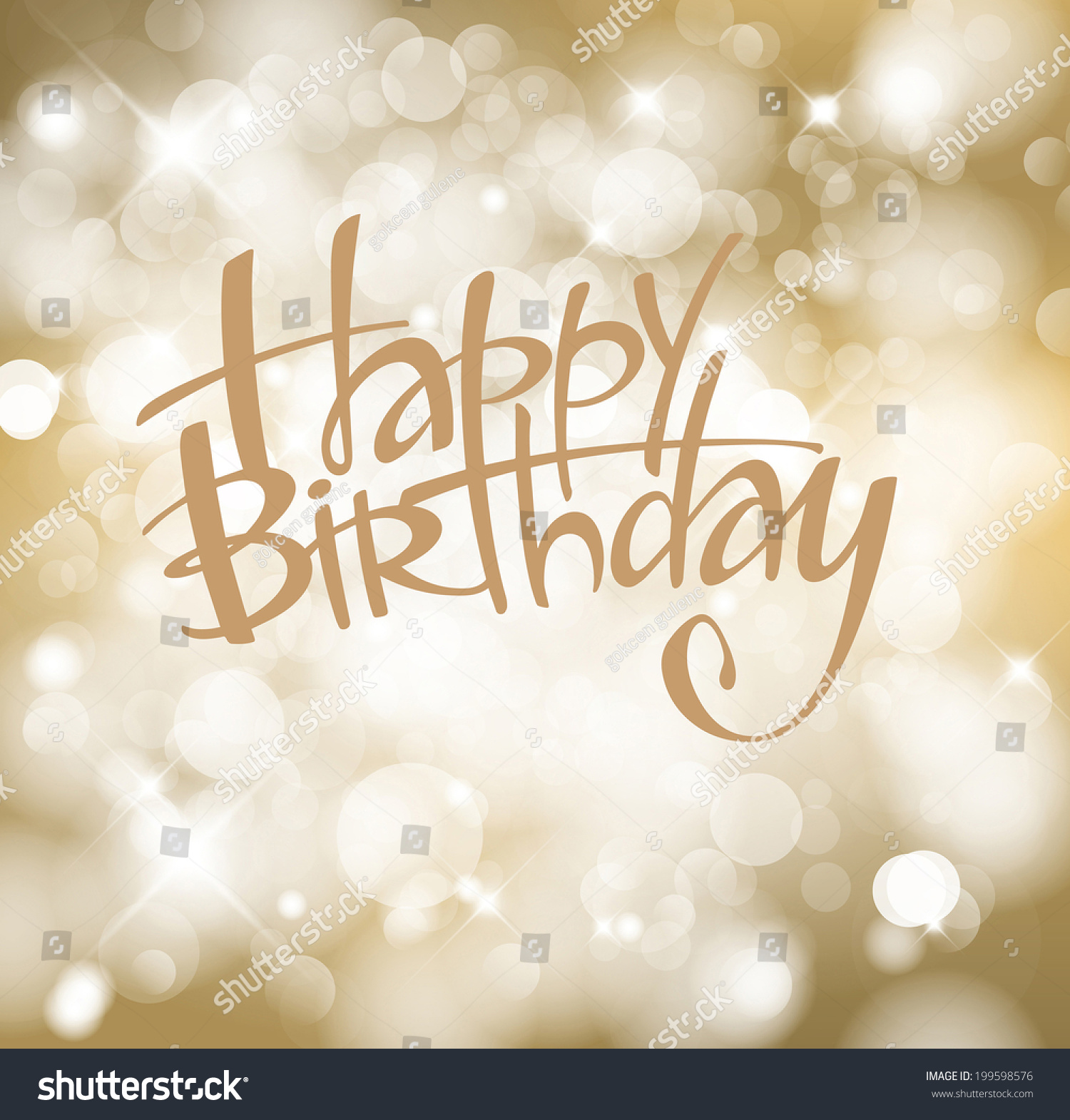 Illustration Of Happy Birthday Card - 199598576 : Shutterstock