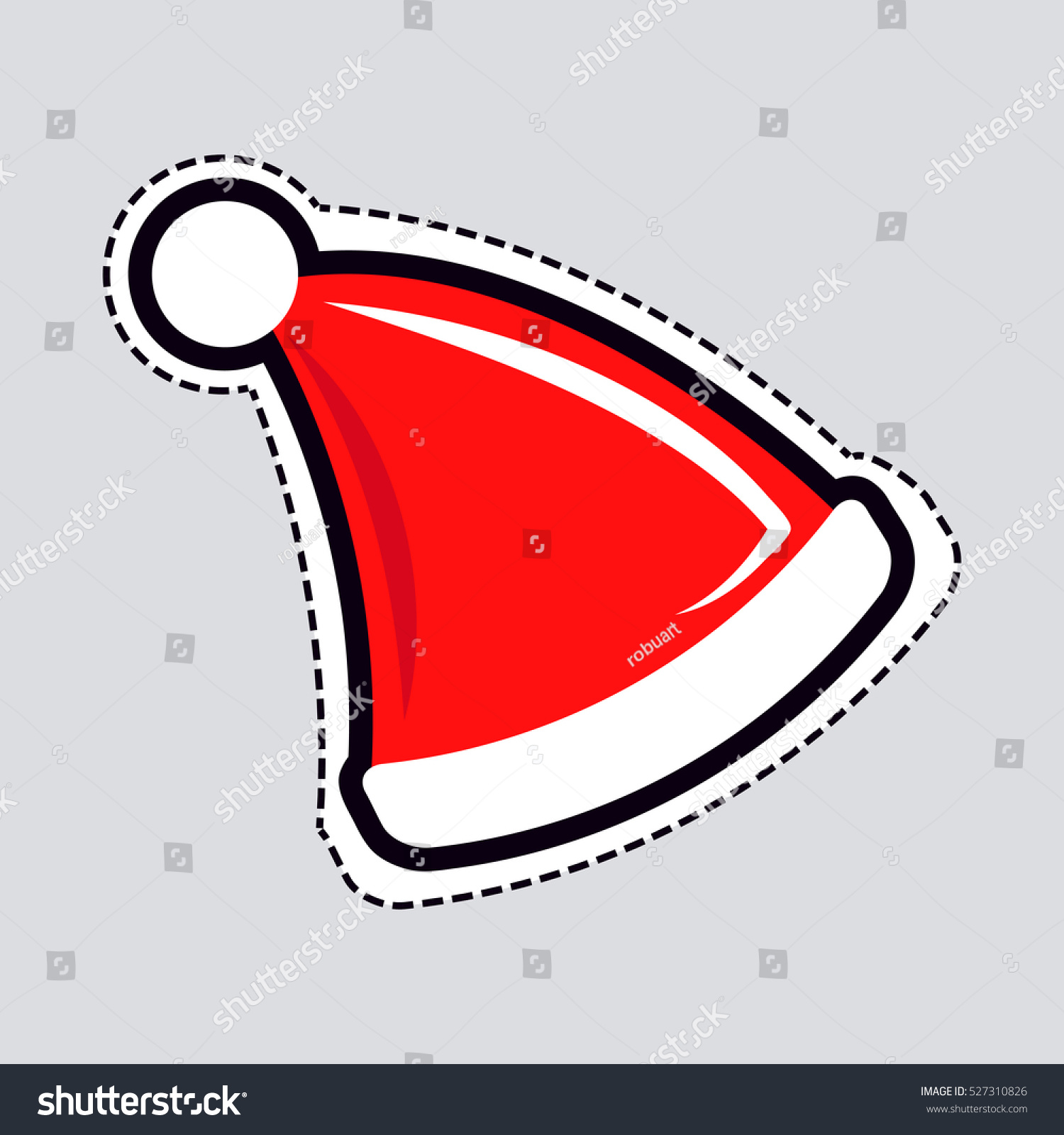 Uncategorized Santa Hat Cut Out santa hat cut out page 7 hats ideas reviews illustration of isolated claus paper christmas cap in triangular