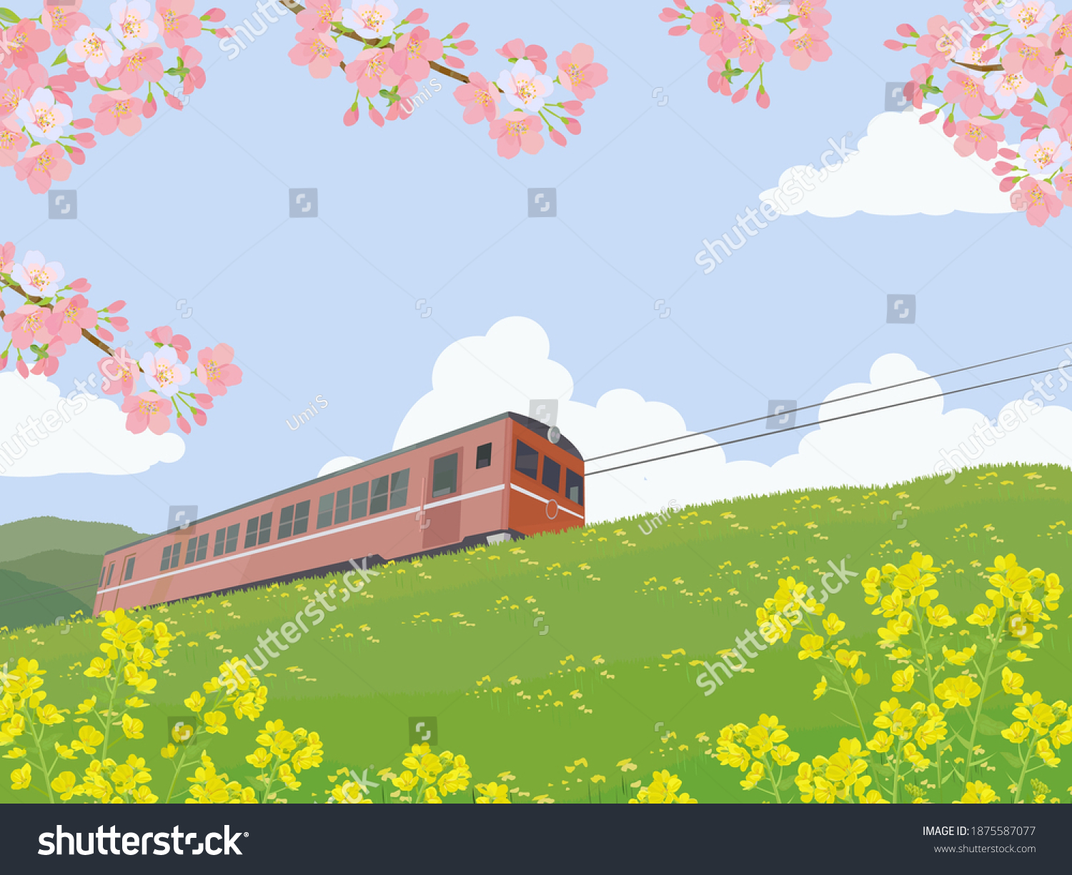 Japan spring season Stock Illustrations, Images & Vectors | Shutterstock