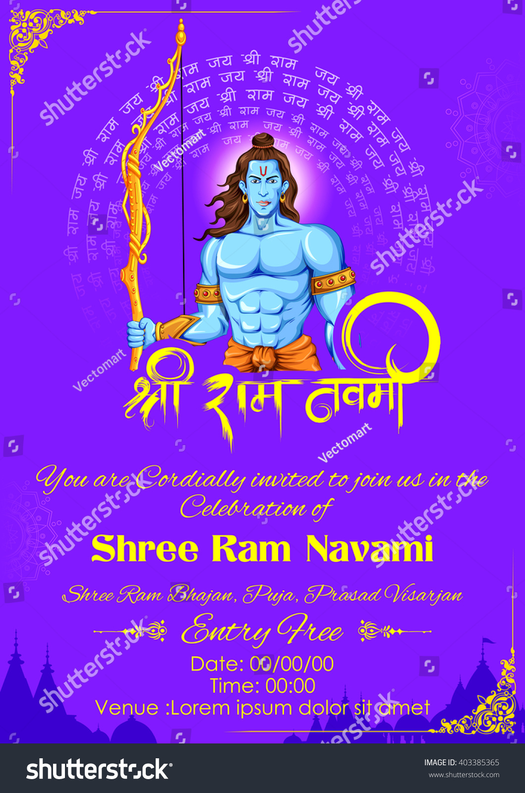 illustration-lord-rama-message-hindi-meaning