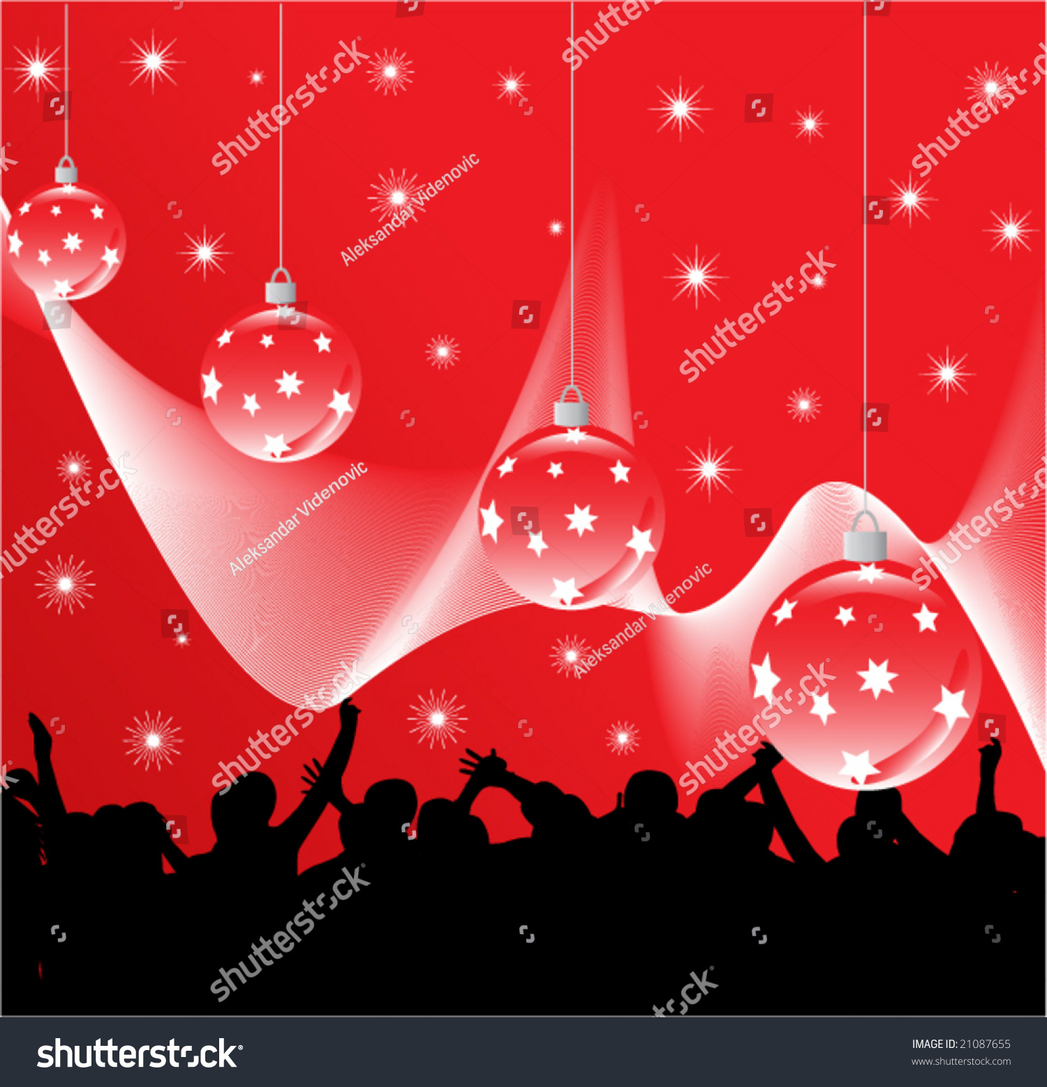 Illustration Of New Year Decoration - 21087655 : Shutterstock