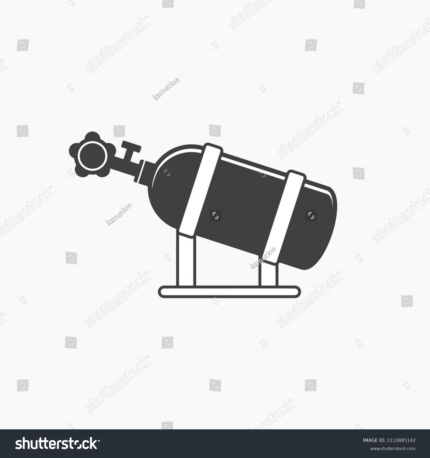 SVG of illustration of nitrous oxide system, auto sport icon, vector art. svg