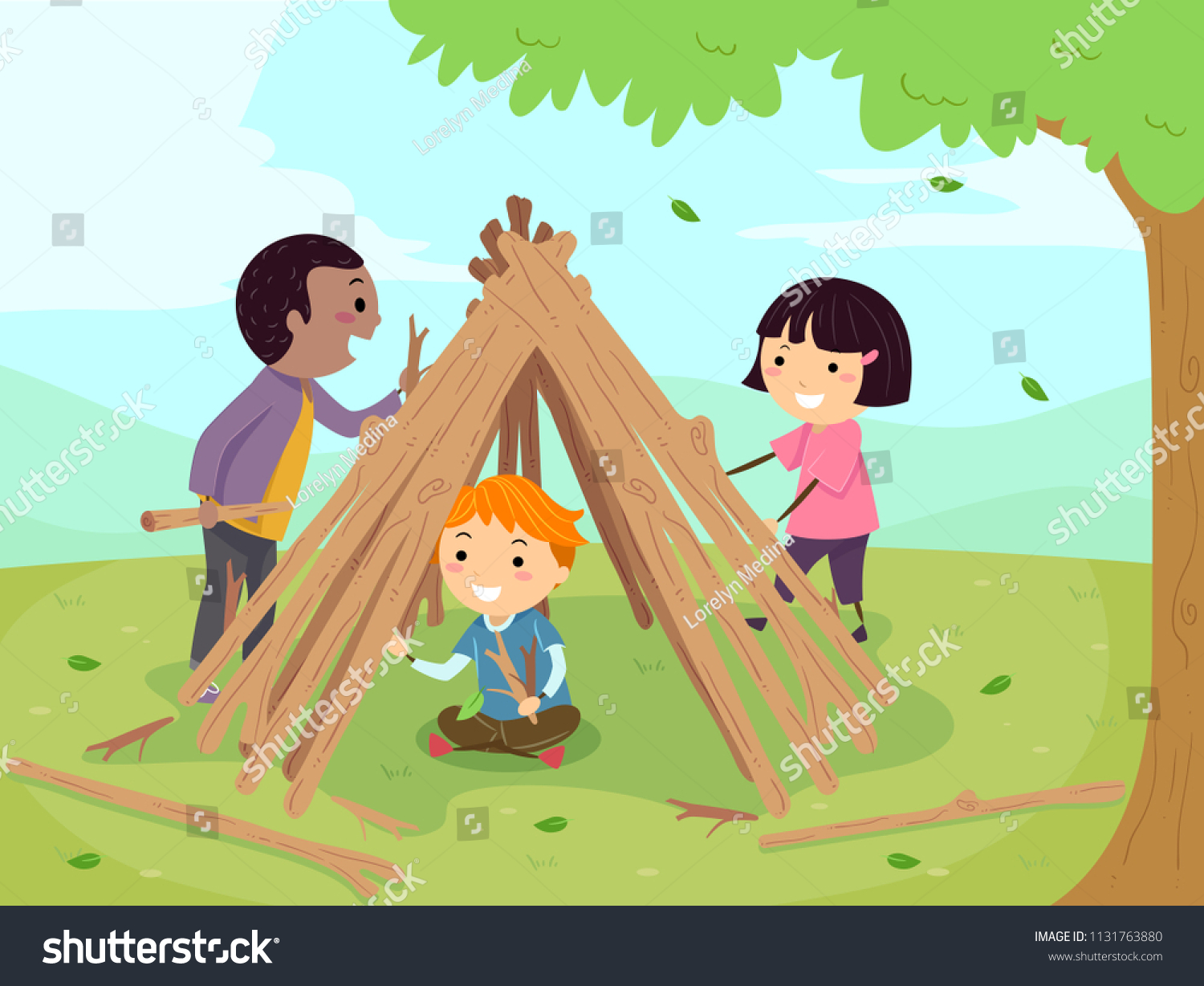 3,267 Stick Hut Images, Stock Photos & Vectors 