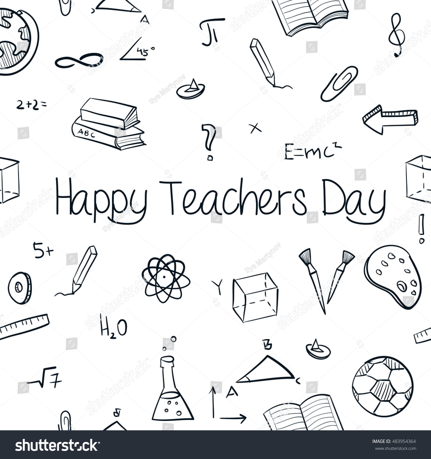 Illustration Teachers Day Holidays Design Website Stock Vector