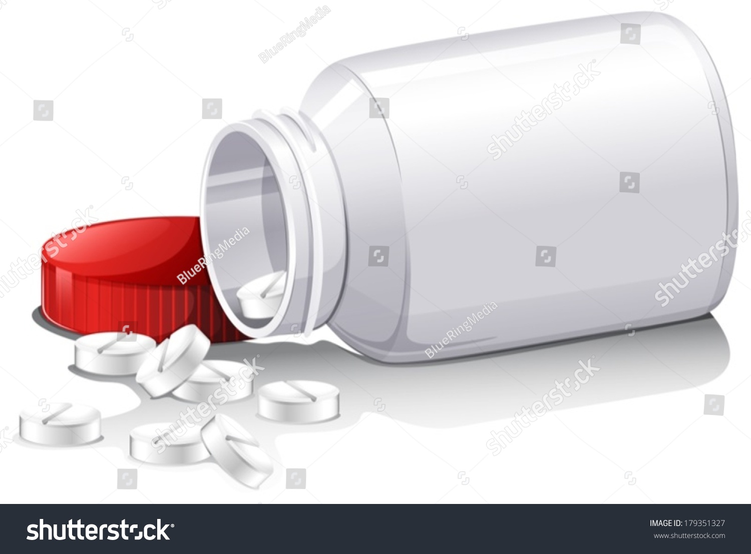 SVG of Illustration of the medical tablets on a white background svg