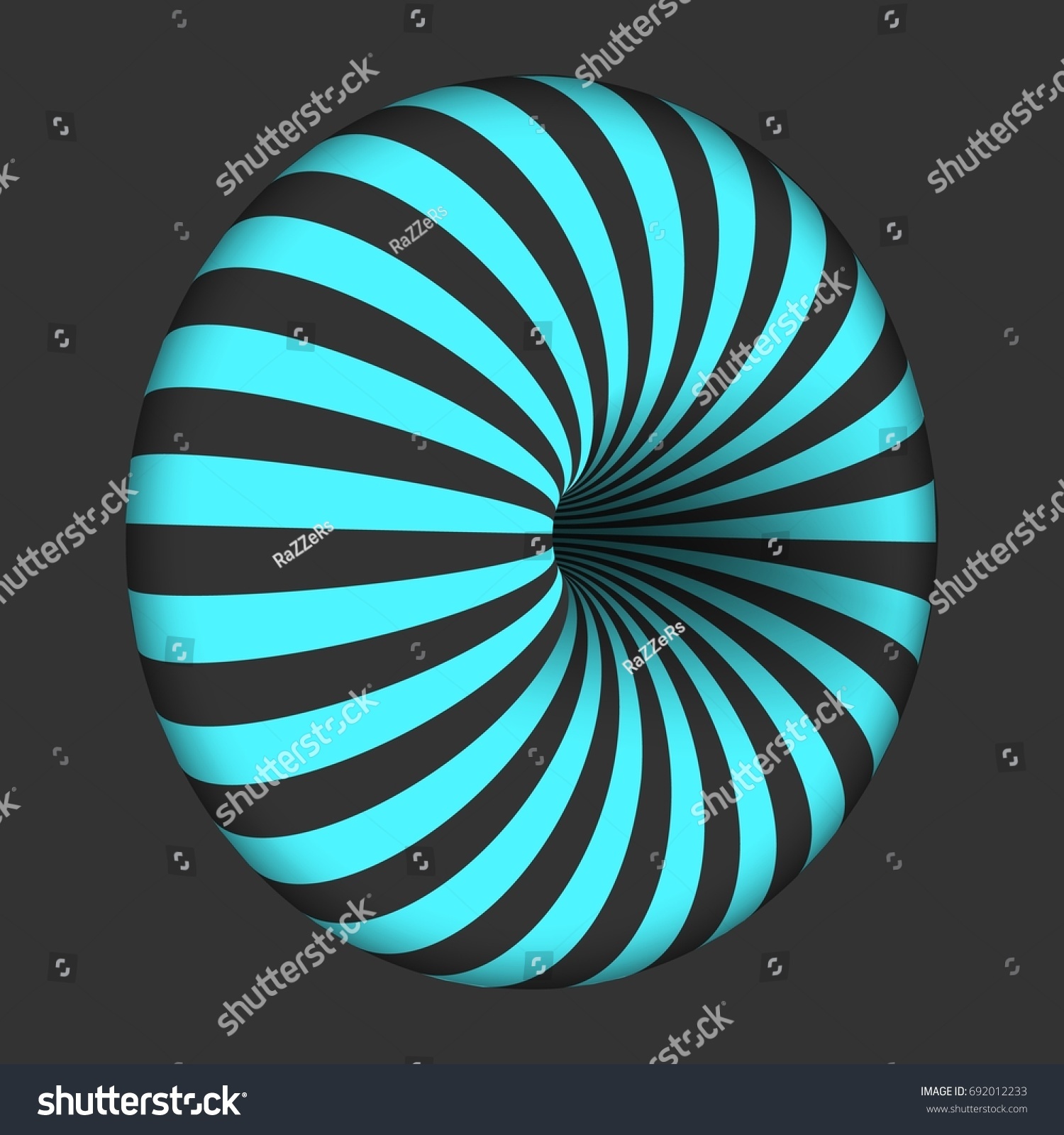 Illustration Vector Spiral Optical Illusion Template Stock Vector Royalty Free 692012233 