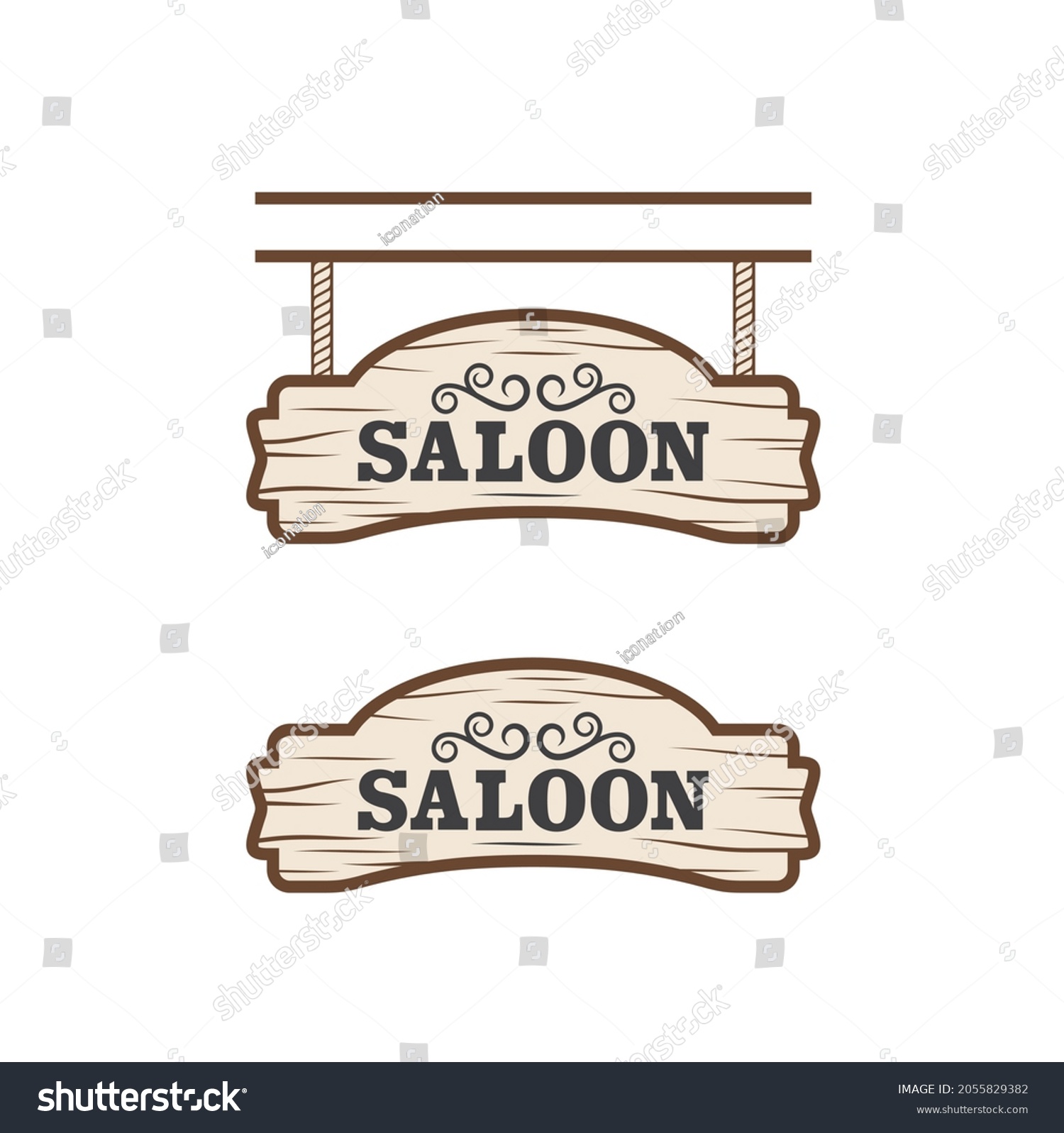 Illustration Western Saloon Vector Art Stock Vector Royalty Free 2055829382 Shutterstock 2982