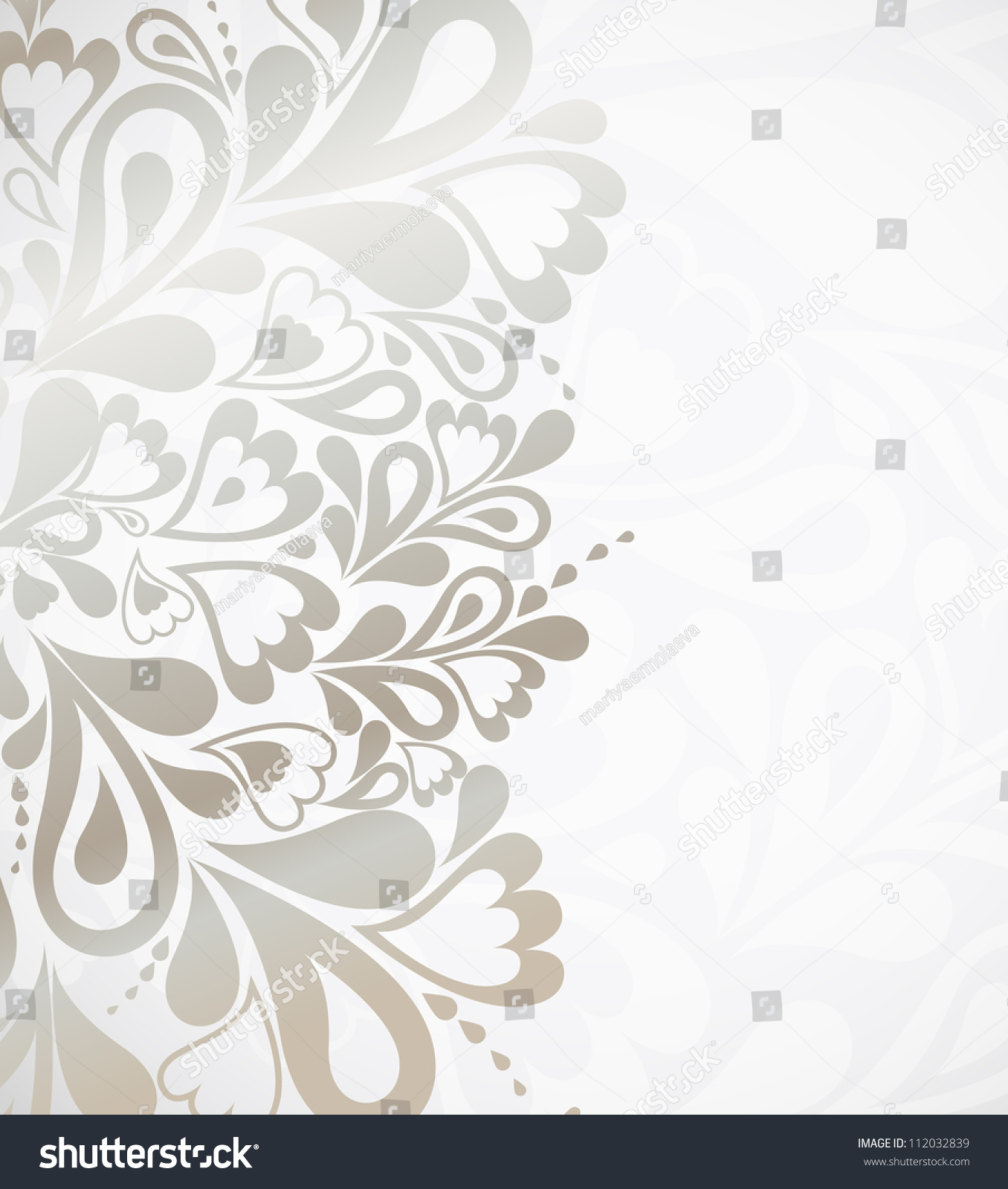 Illustration Silver Background Design Vector Stock Vector 112032839 ...