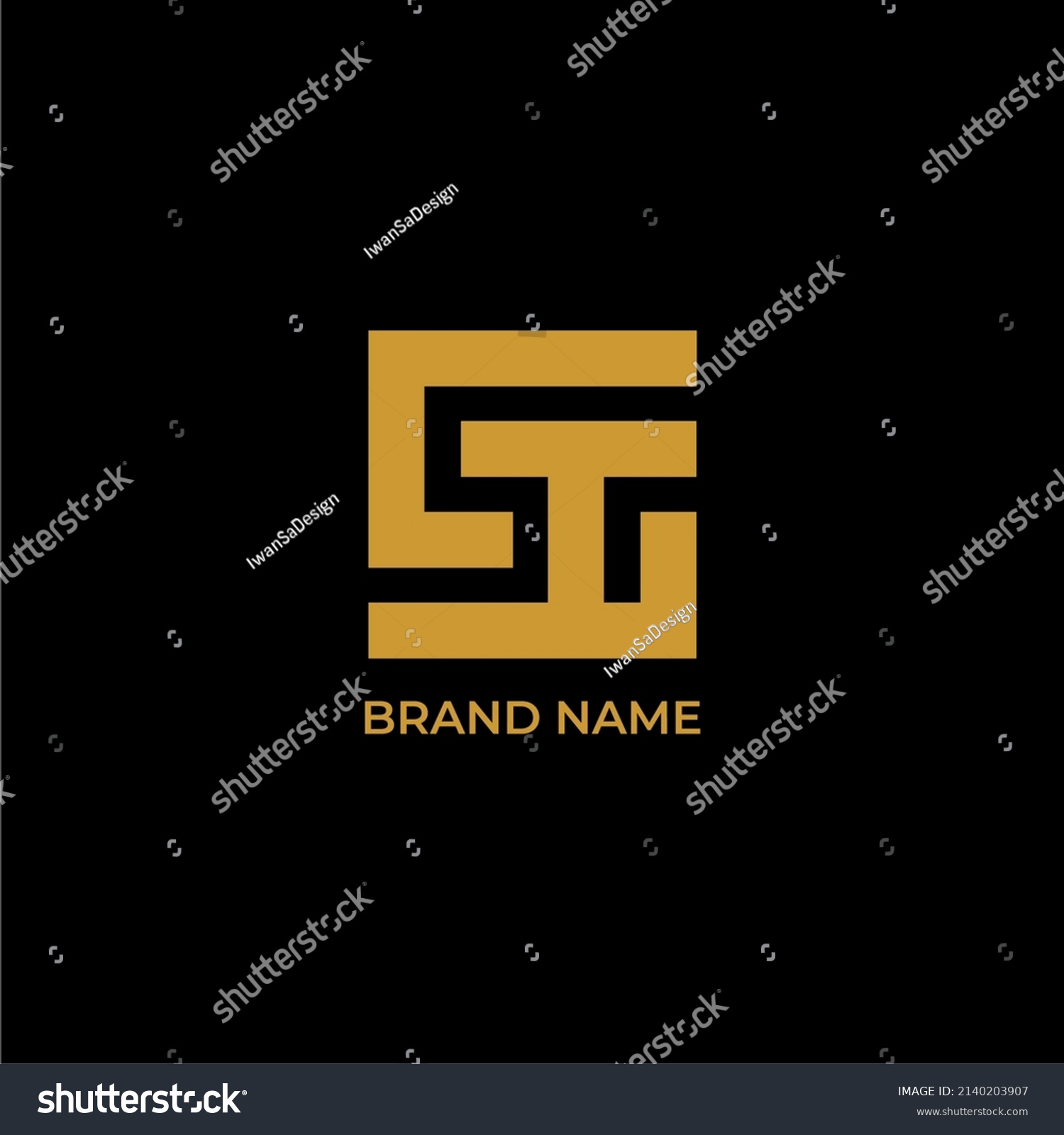 Illustration Vector Graphic Letter St Logo Stock Vector (Royalty Free ...