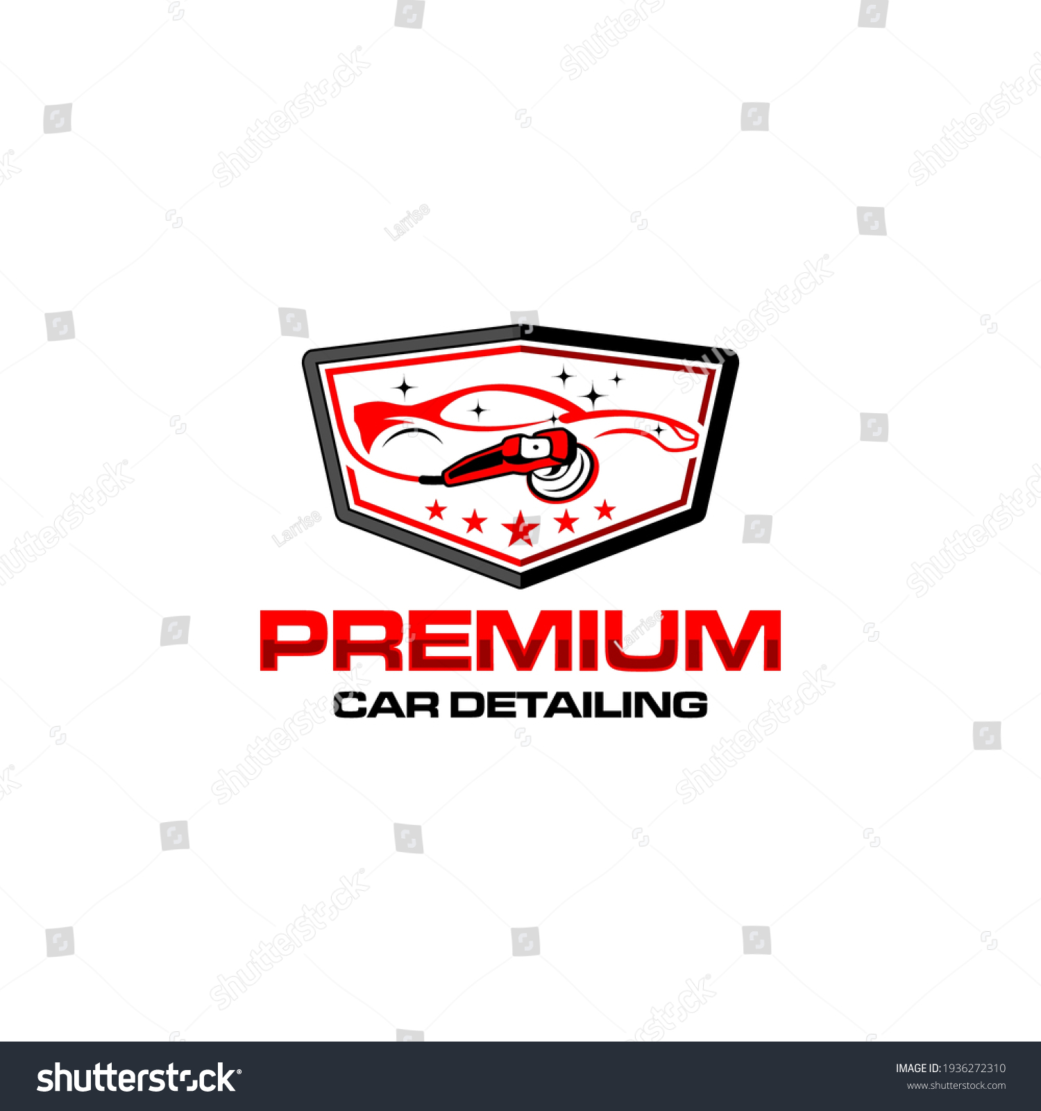 Illustration Vector Graphic Auto Detailing Servis Stock Vector (Royalty ...