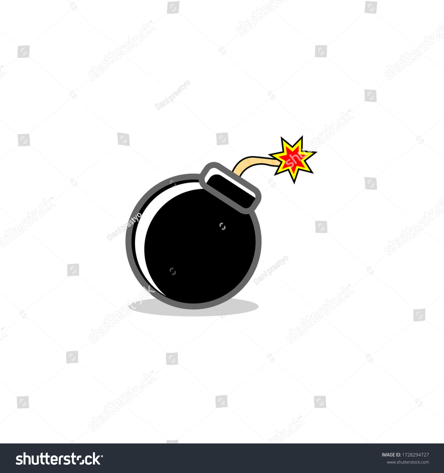 Illustration Vector Graphic Cartoon Boomb Stock Vector (Royalty Free ... image