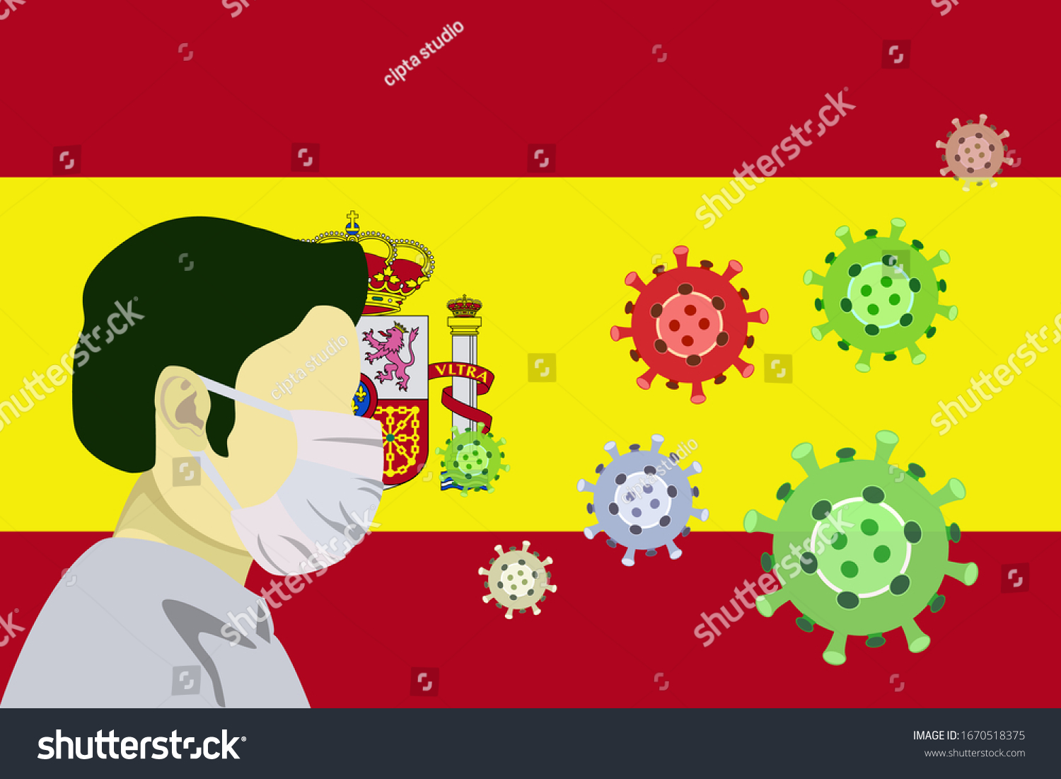 Illustration Vector Graphic Image Man Wearing Stock Vector Royalty Free 1670518375 1205