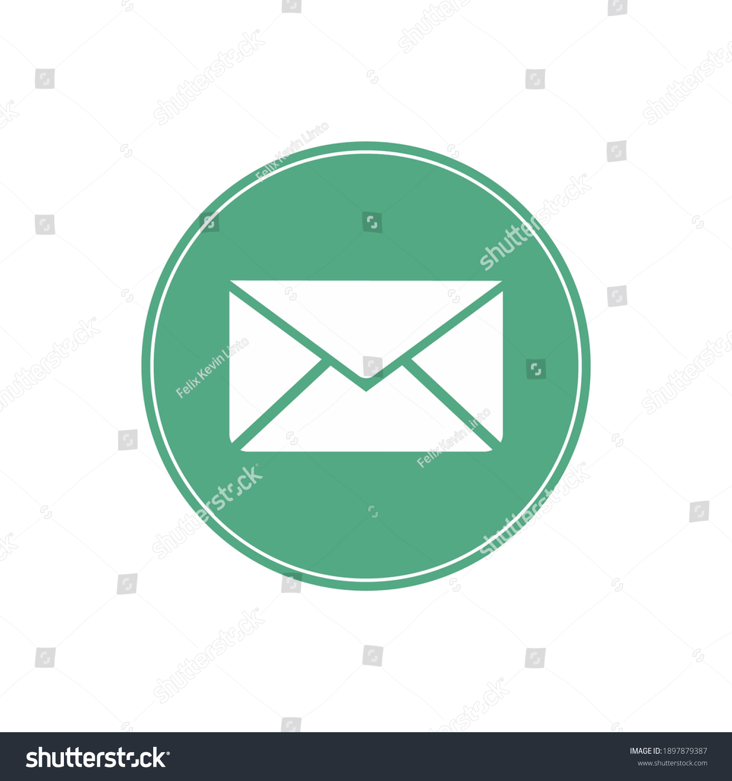 Illustration Vector Graphic Mail Icon Concept Stock Vector (Royalty ...