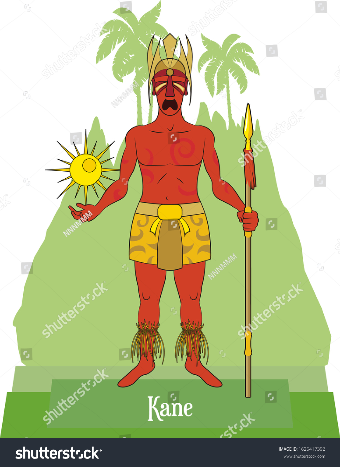 2 Kane hawaii god Images, Stock Photos & Vectors | Shutterstock