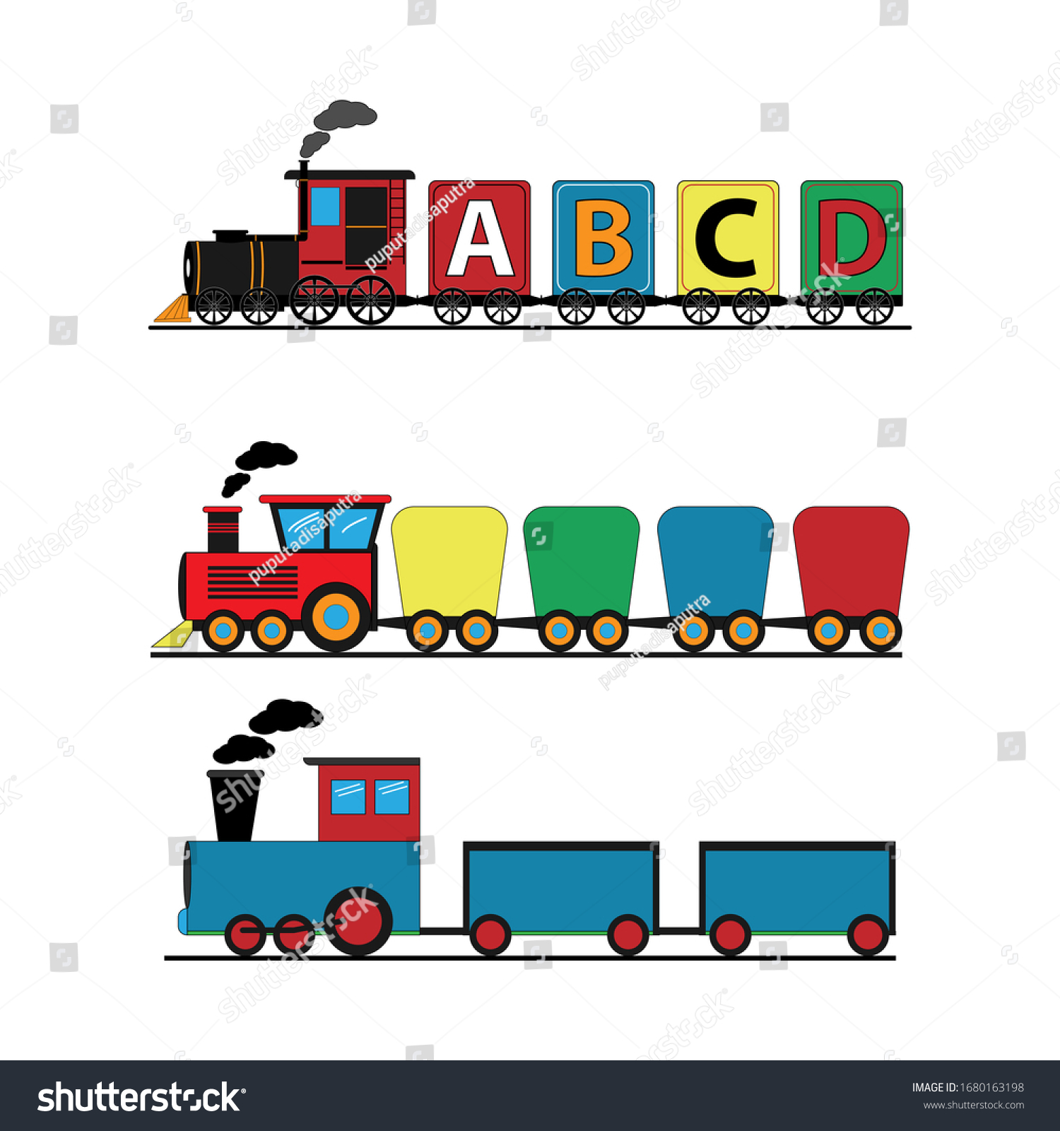 線路 電車 かわいい のイラスト素材 画像 ベクター画像 Shutterstock