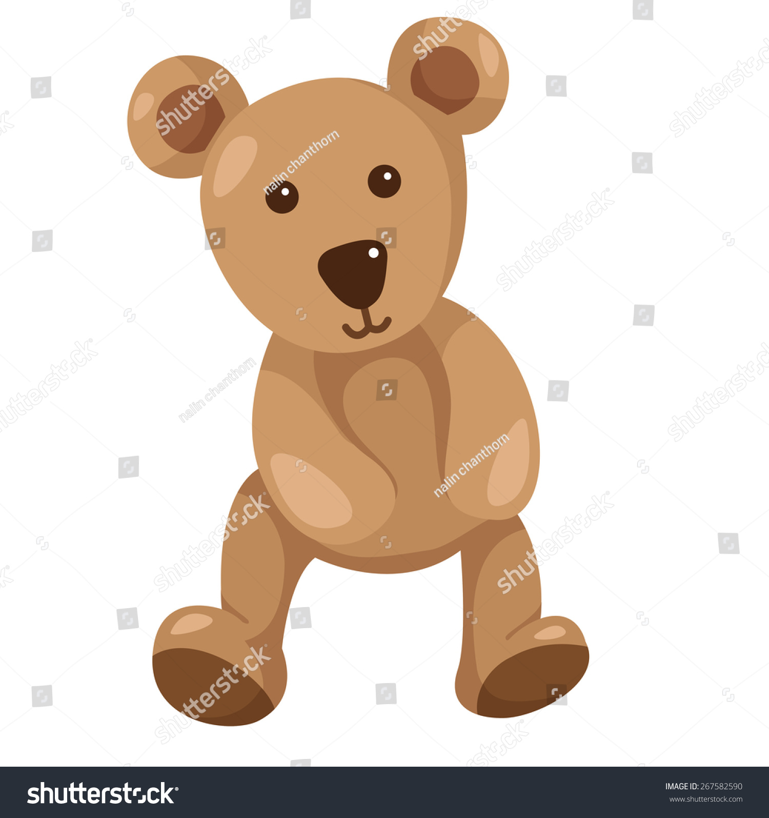 Illustrator Teddy Bear Stock Vector Royalty Free