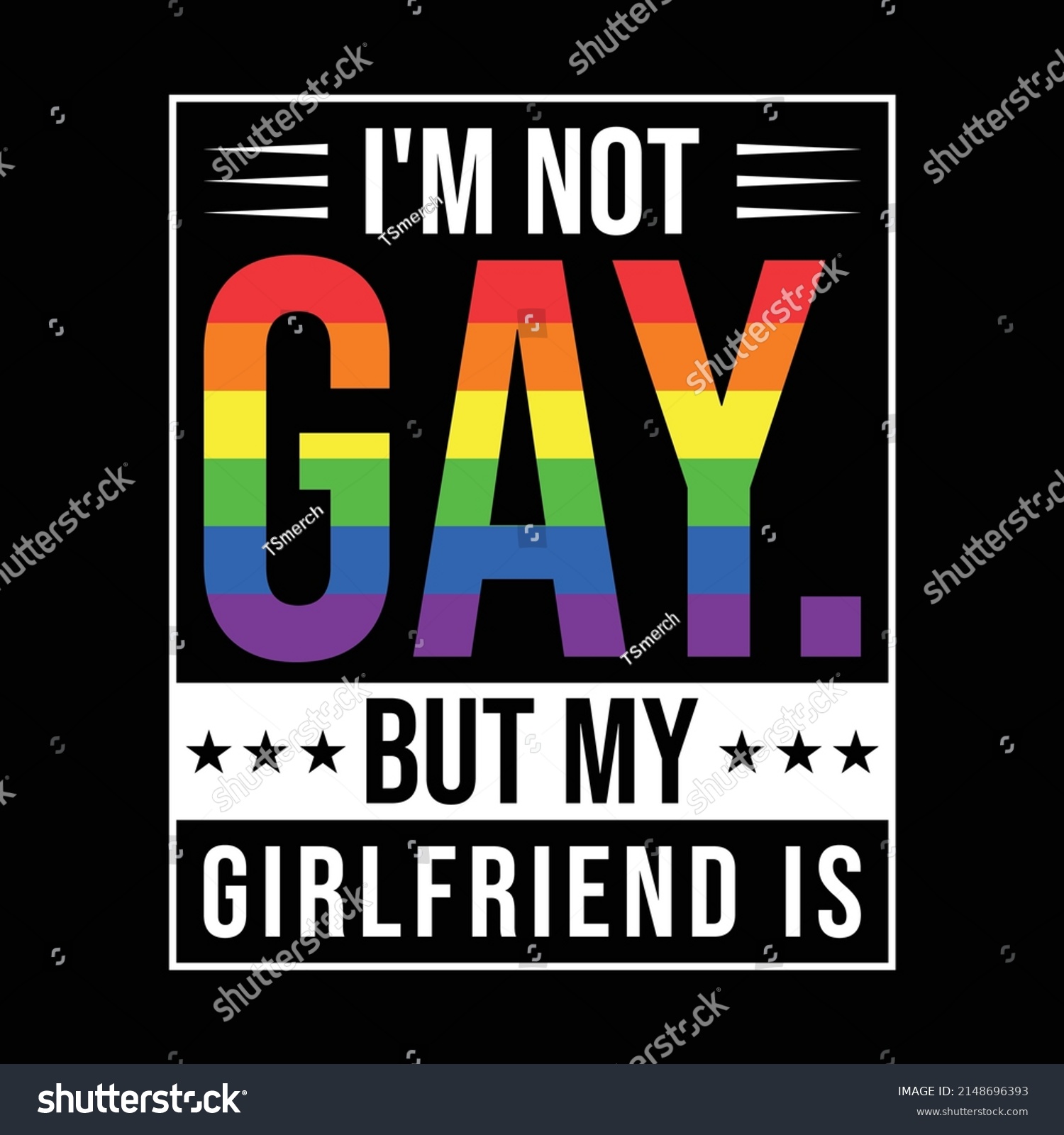 Im Not Lesbian My Girlfriend Lesbian Stock Vector Royalty Free 2148696393 Shutterstock 