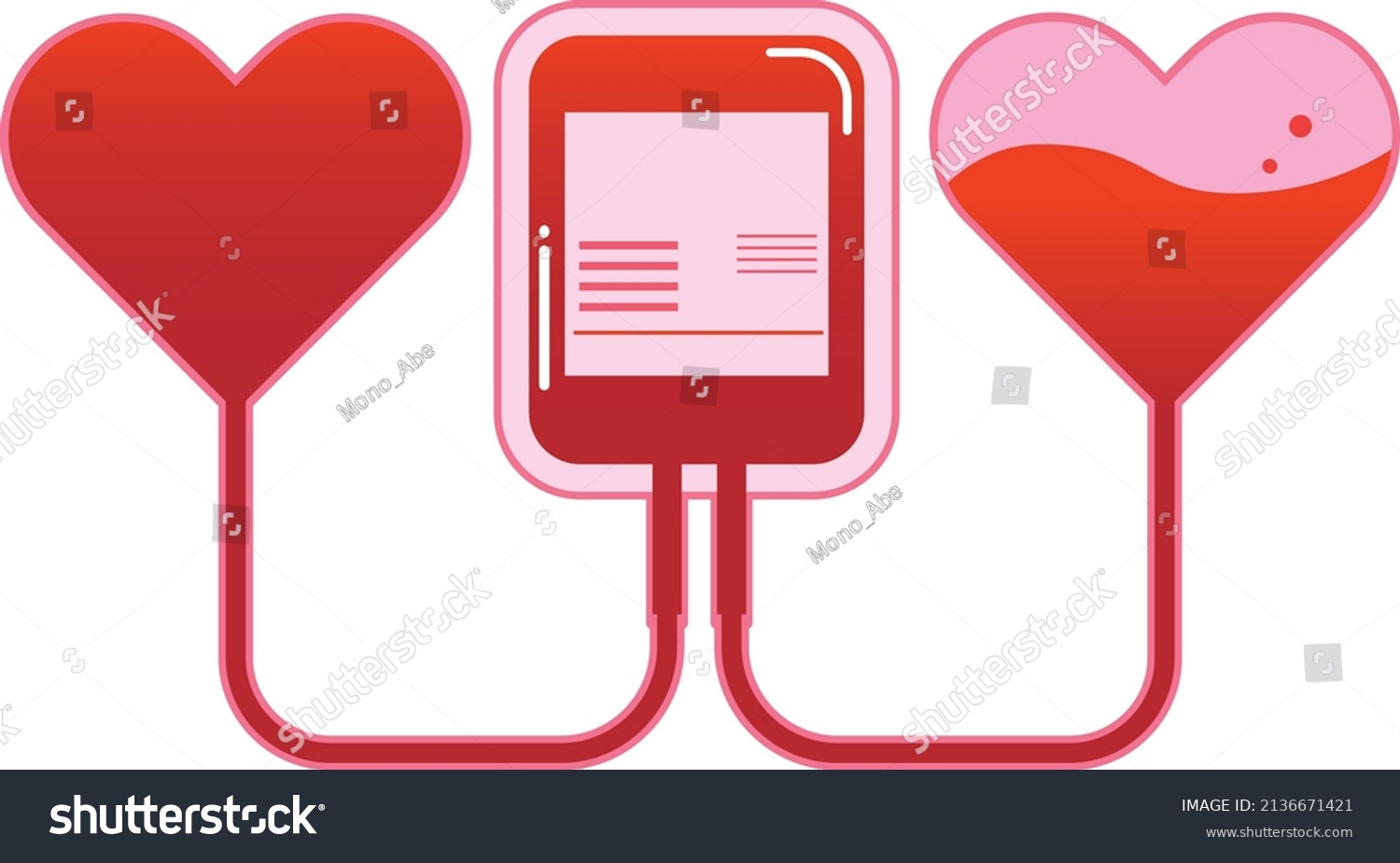 Image Blood Donation Blood Transfusion Stock Vector (royalty Free 