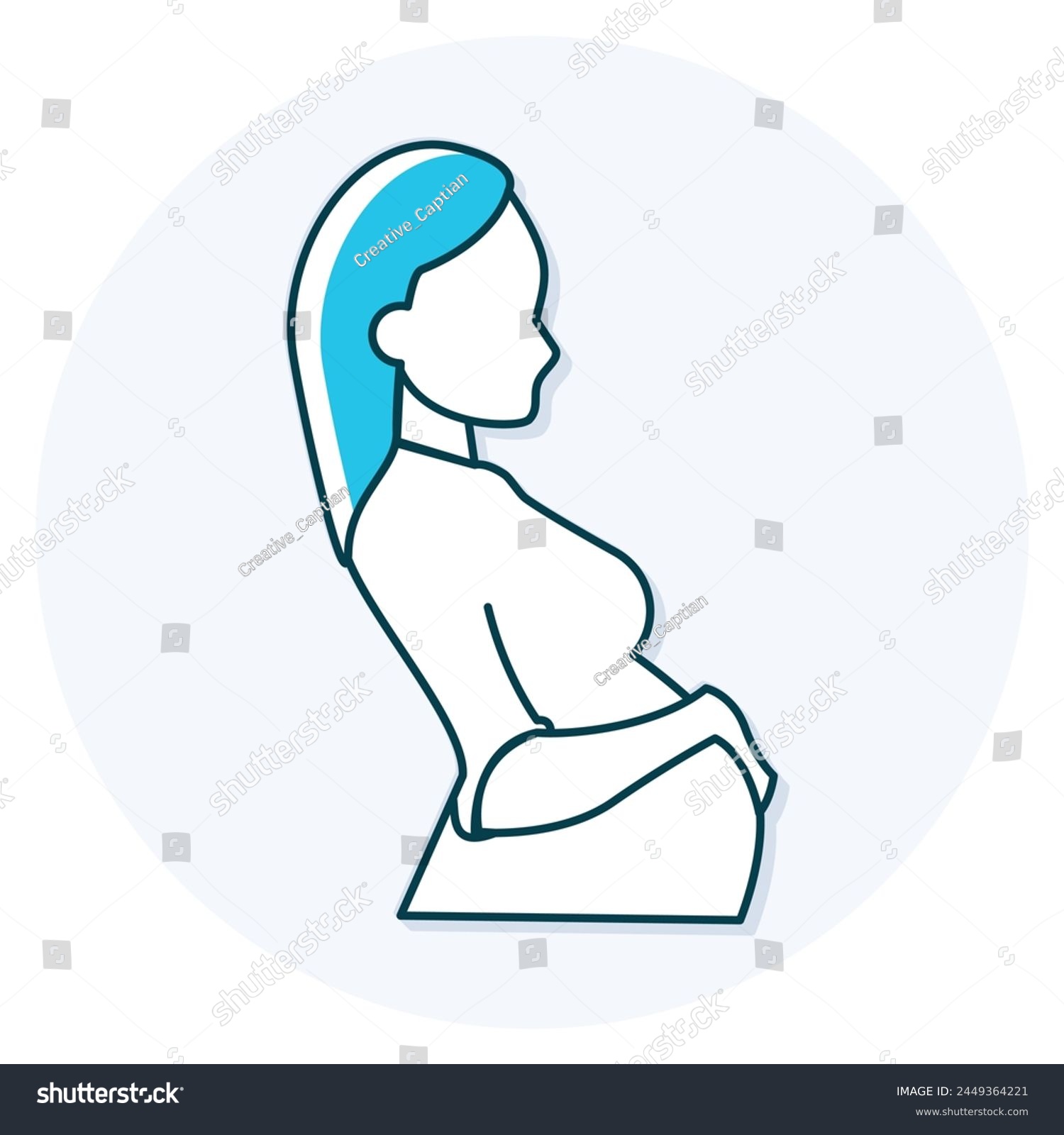 SVG of Implement supportive belly panels for maternity wear innovation, offering pregnant individuals enhanced comfort and support during various activities. svg