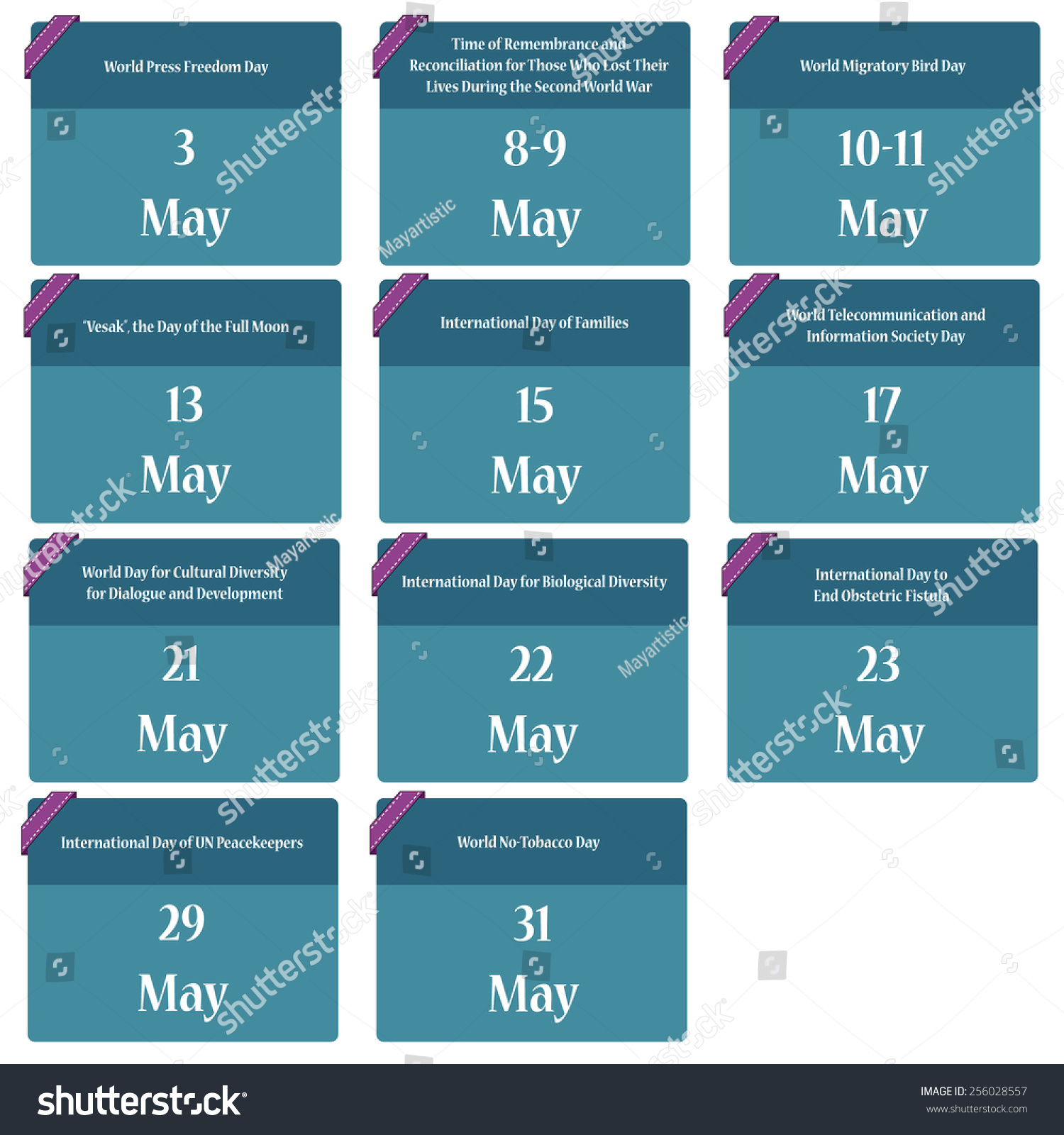 important dates in may