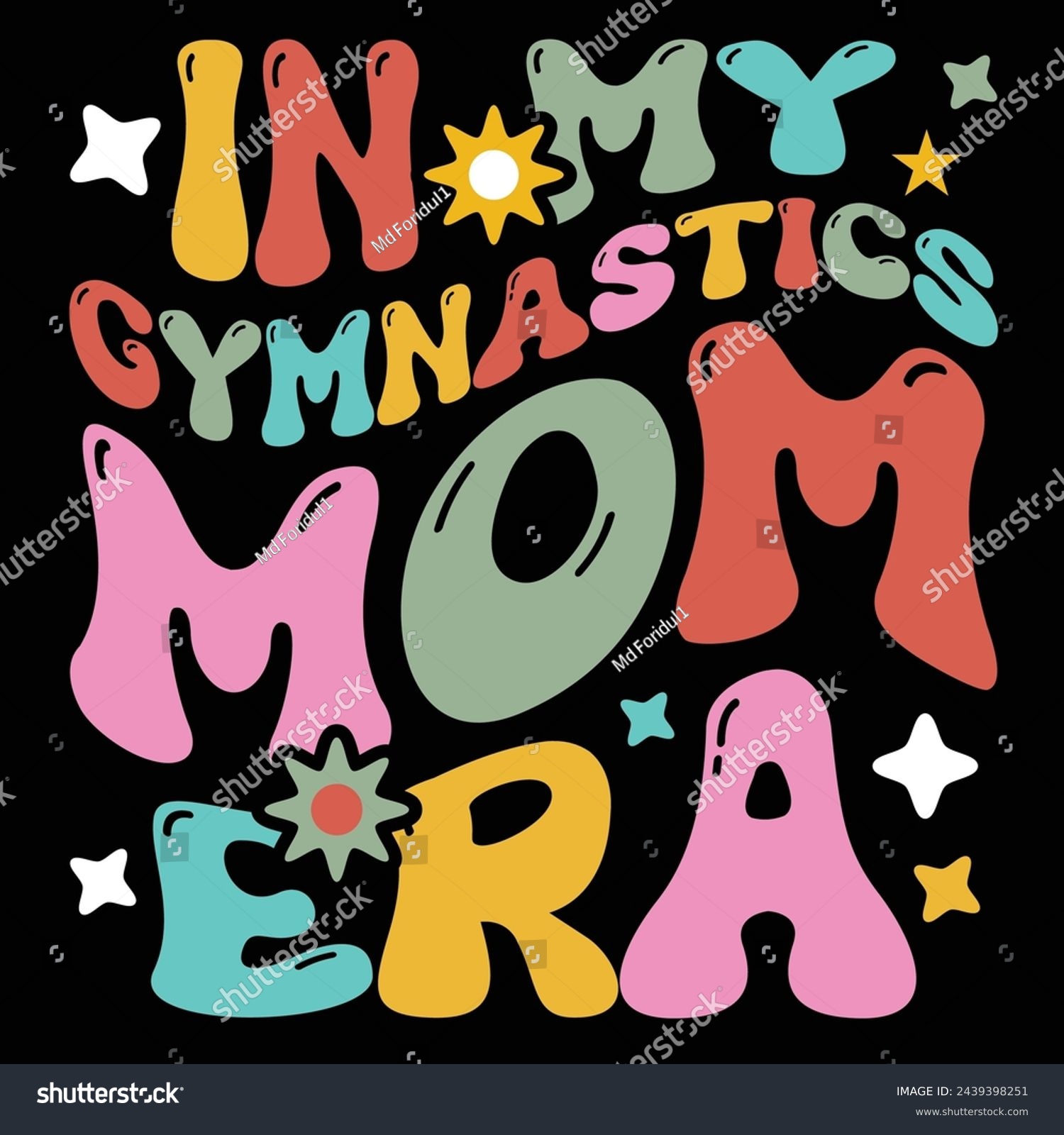SVG of In my gymnastics mom era Shirt design svg