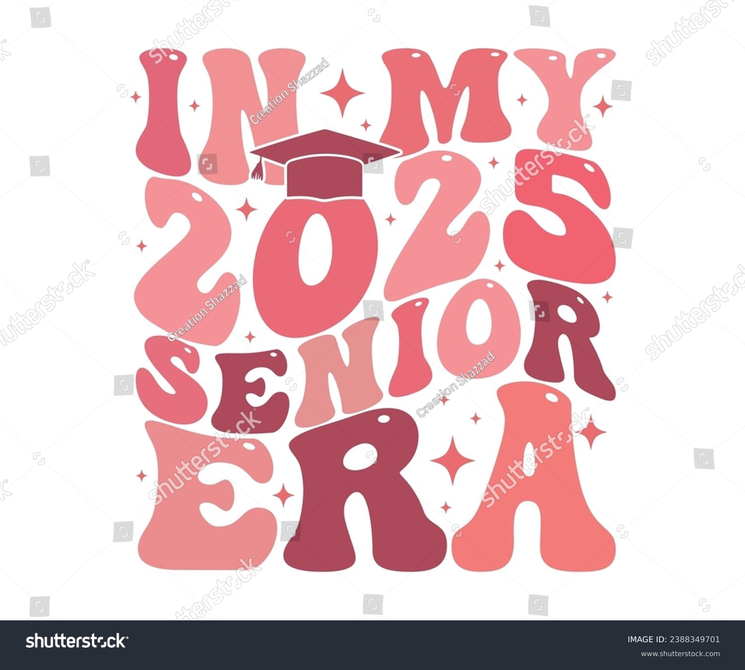 SVG of In My 2025 Senior Era T-shirt, Senior Class T-shirt, Graduate Shirt, Graduate Saying, High School Shirt, University T-shirt, Class of 2024, Last Day Of School, Cut File For Cricut And Silhouette svg