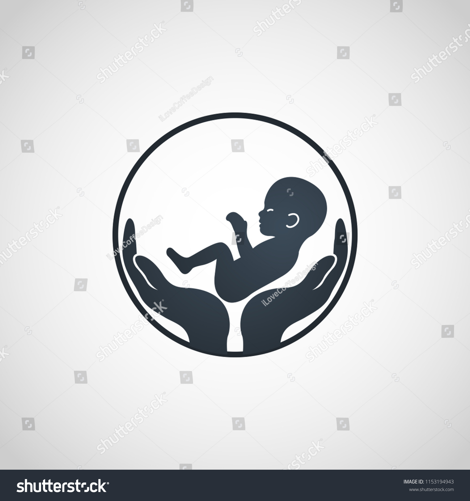 Vitro Fertilization Logo Ivf Logo Icon Stock Vector (Royalty Free ...