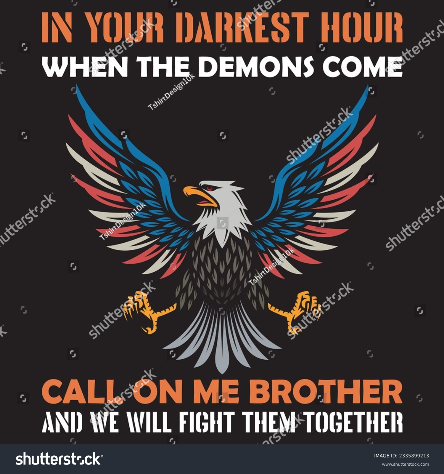 SVG of In your darkest hour when the demons come svg