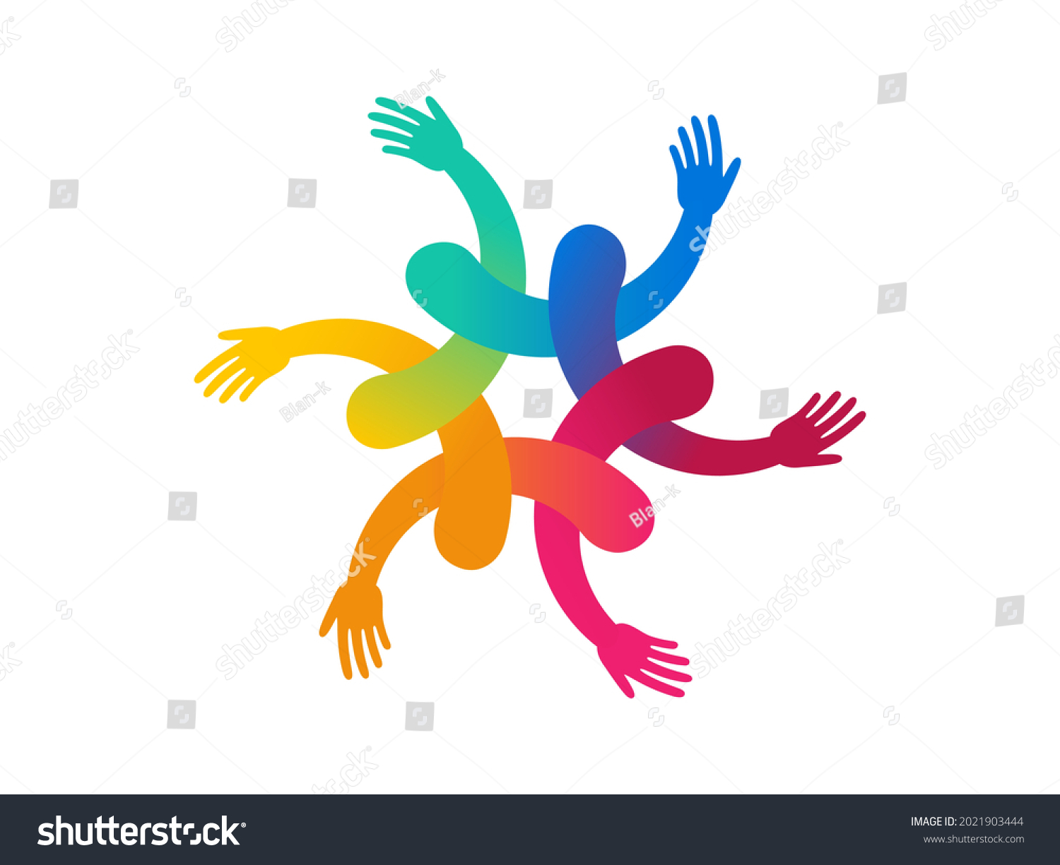 Inclusion Diversity Culture Equity Logo People Stock Vector Royalty Free 2021903444 