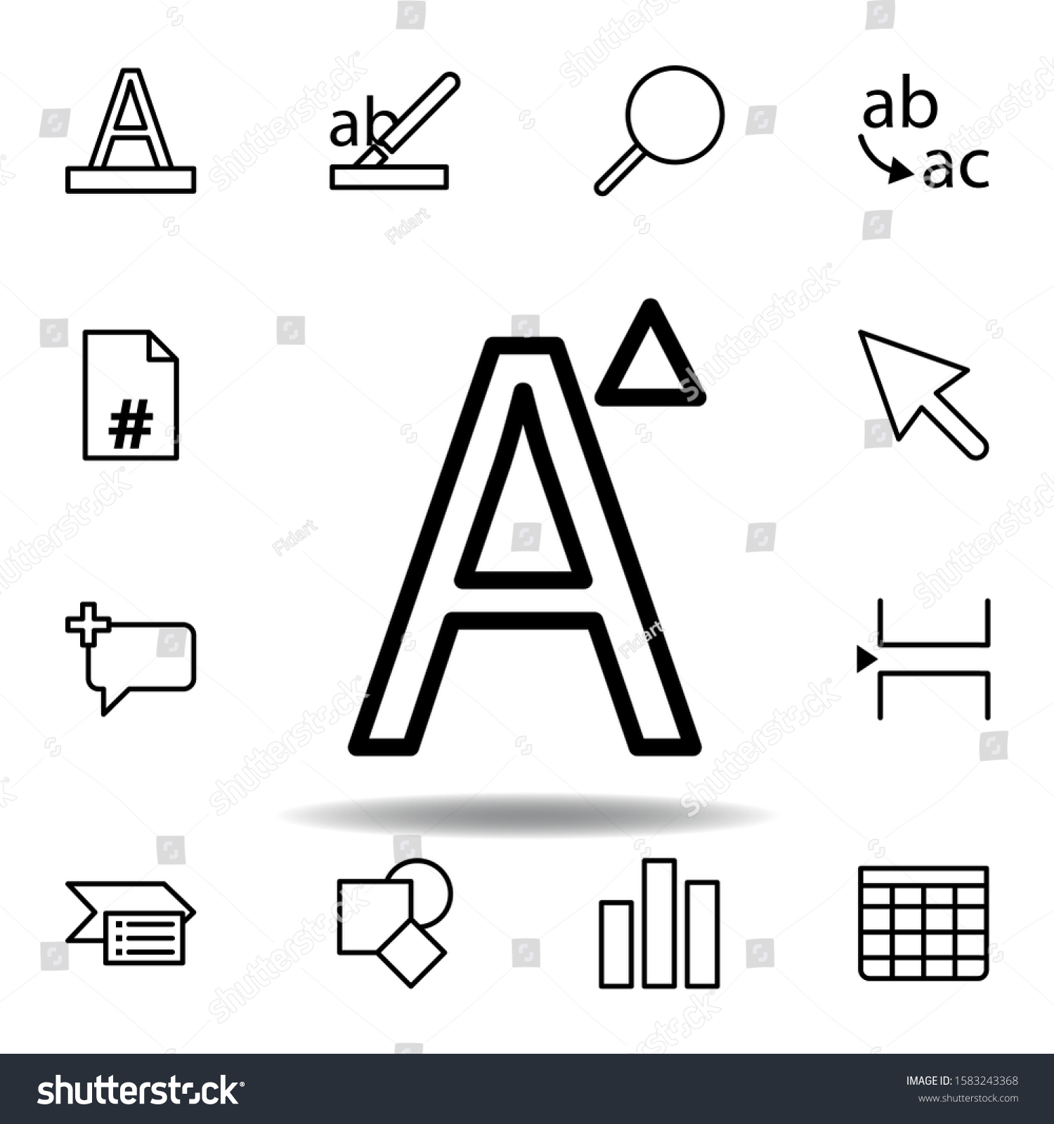 increase-font-size-word-icon-stock-vector-royalty-free-1583243368