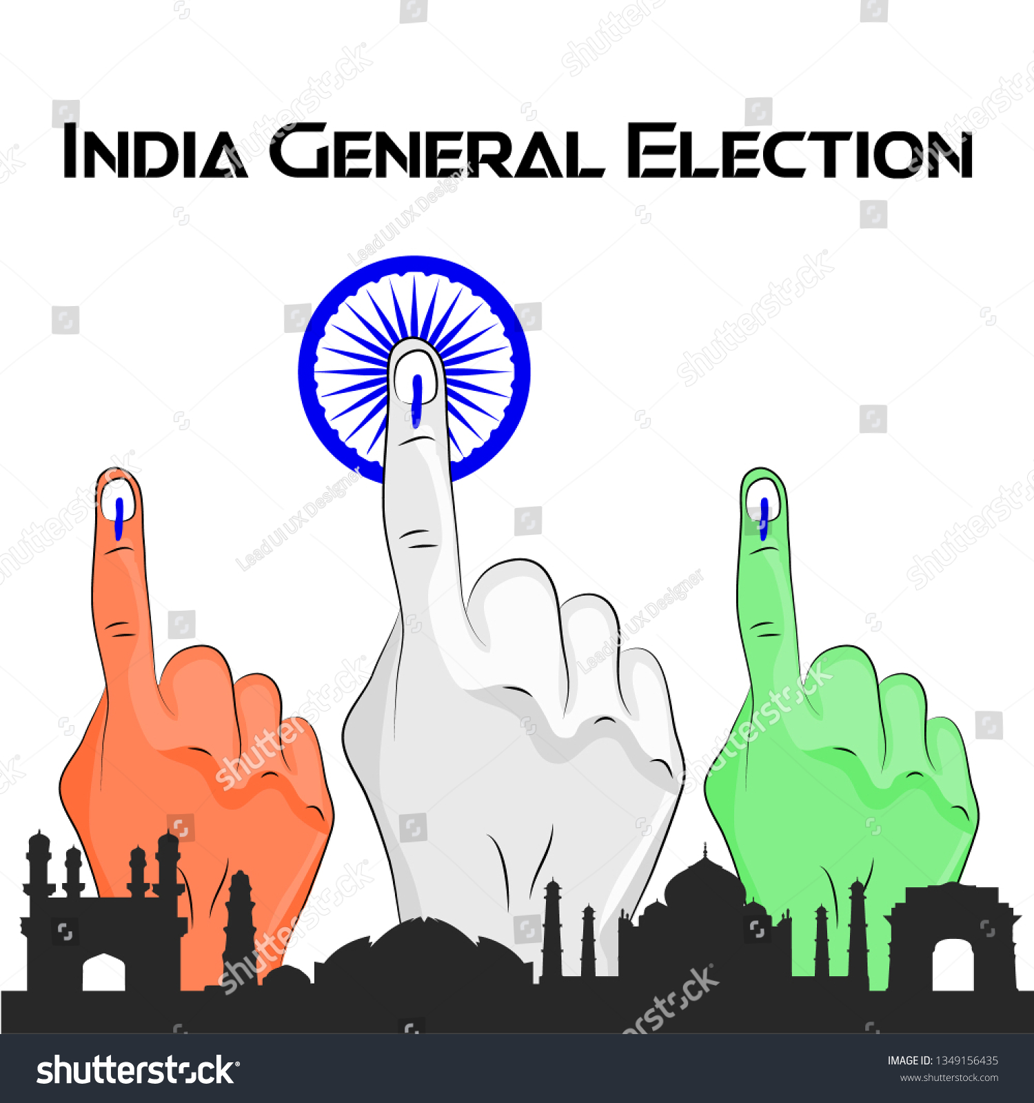 SVG of india general election voting sign svg