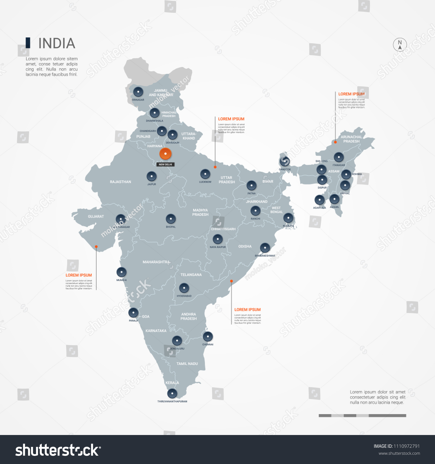 Featured image of post India Map With Cities map of india satellite view