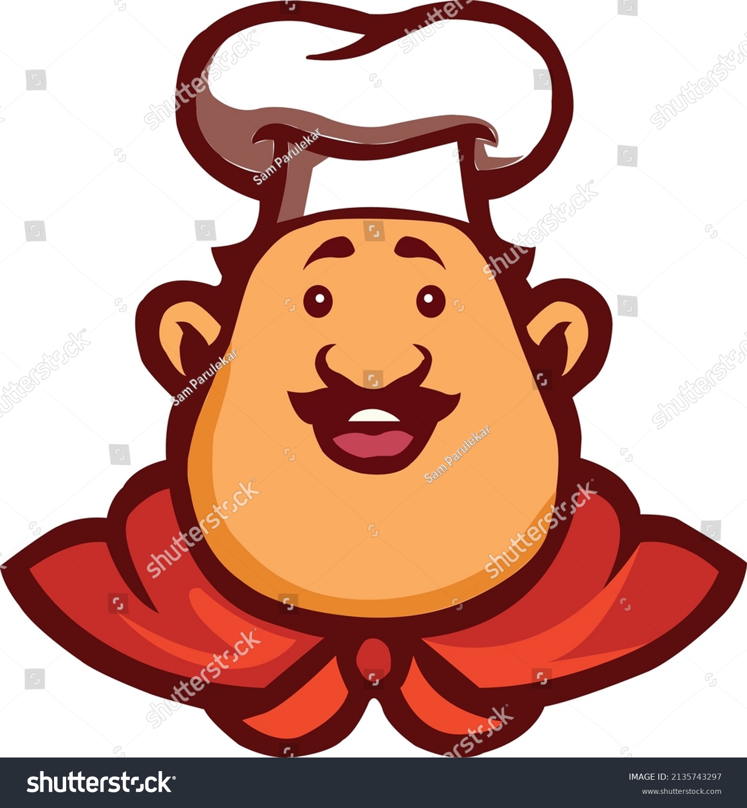 Indian Chef Can Be Used Logo Stock Vector Royalty Free 2135743297