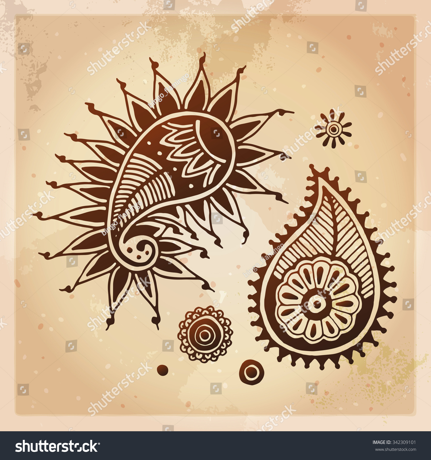 indian ethnic henna tattoo patterns orient stock vector 342309101 indian ethnic henna tattoo patterns orient stock vector 342309101