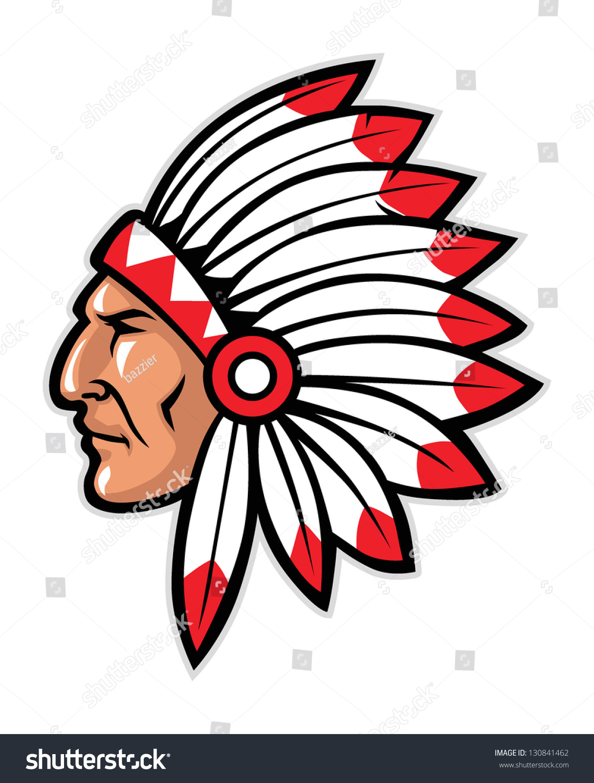 Red indian chief Images, Stock Photos & Vectors | Shutterstock