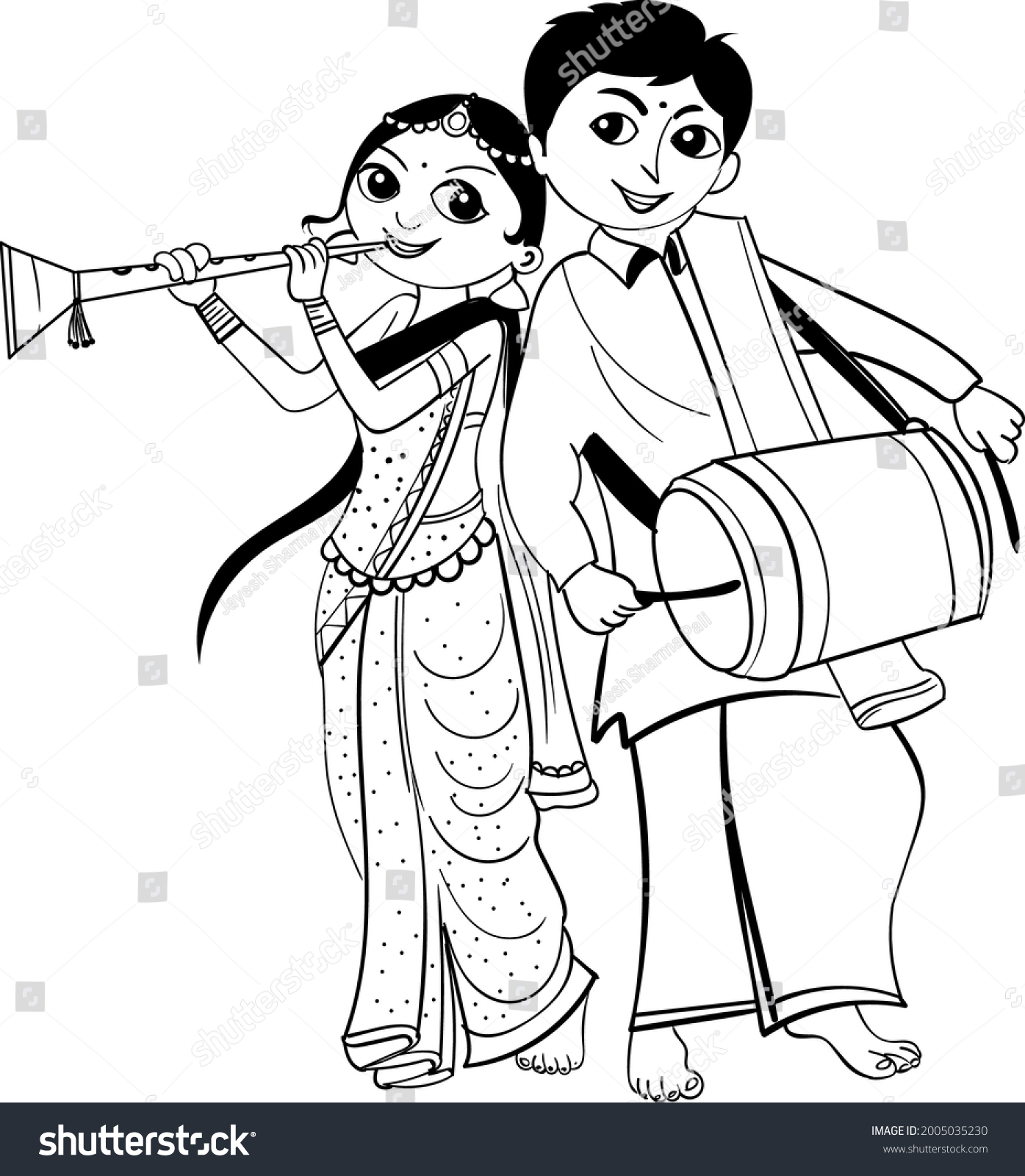 4,487 Indian wedding cartoon Images, Stock Photos & Vectors | Shutterstock