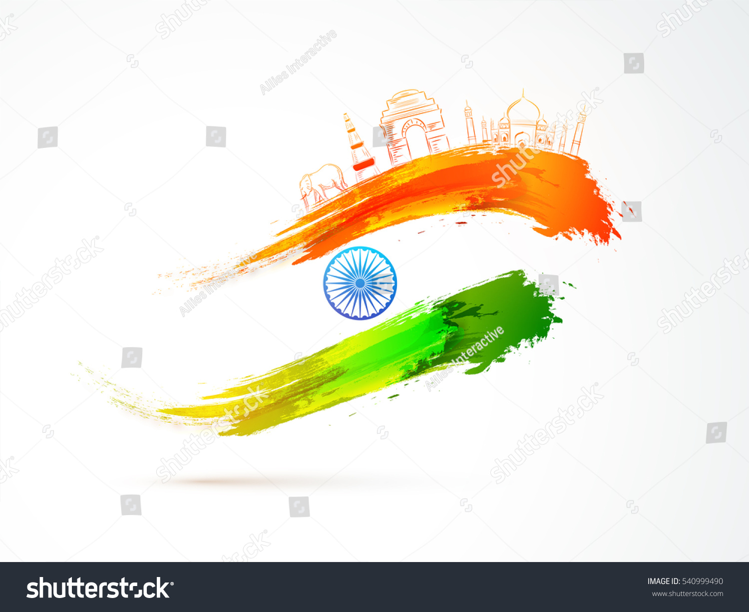 indian republic day celebration background national stock constitution day flyer