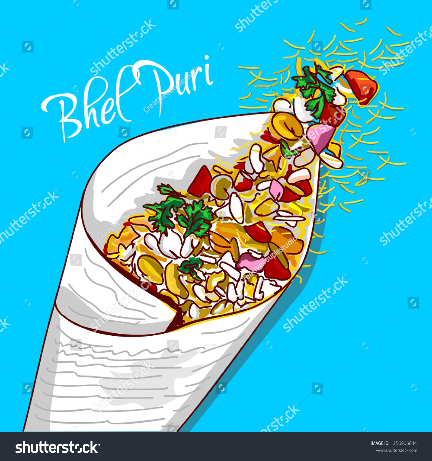 Indian Street Food Bhel Puri Vector Stokovye Izobrazheniya V Hd I Milliony Drugih Stokovyh Fotografij Illyustracij I Vektornyh Izobrazhenij Bez Licenzionnyh Platezhej V Kollekcii Shutterstock Ezhednevno Dobavlyayutsya Tysyachi Novyh