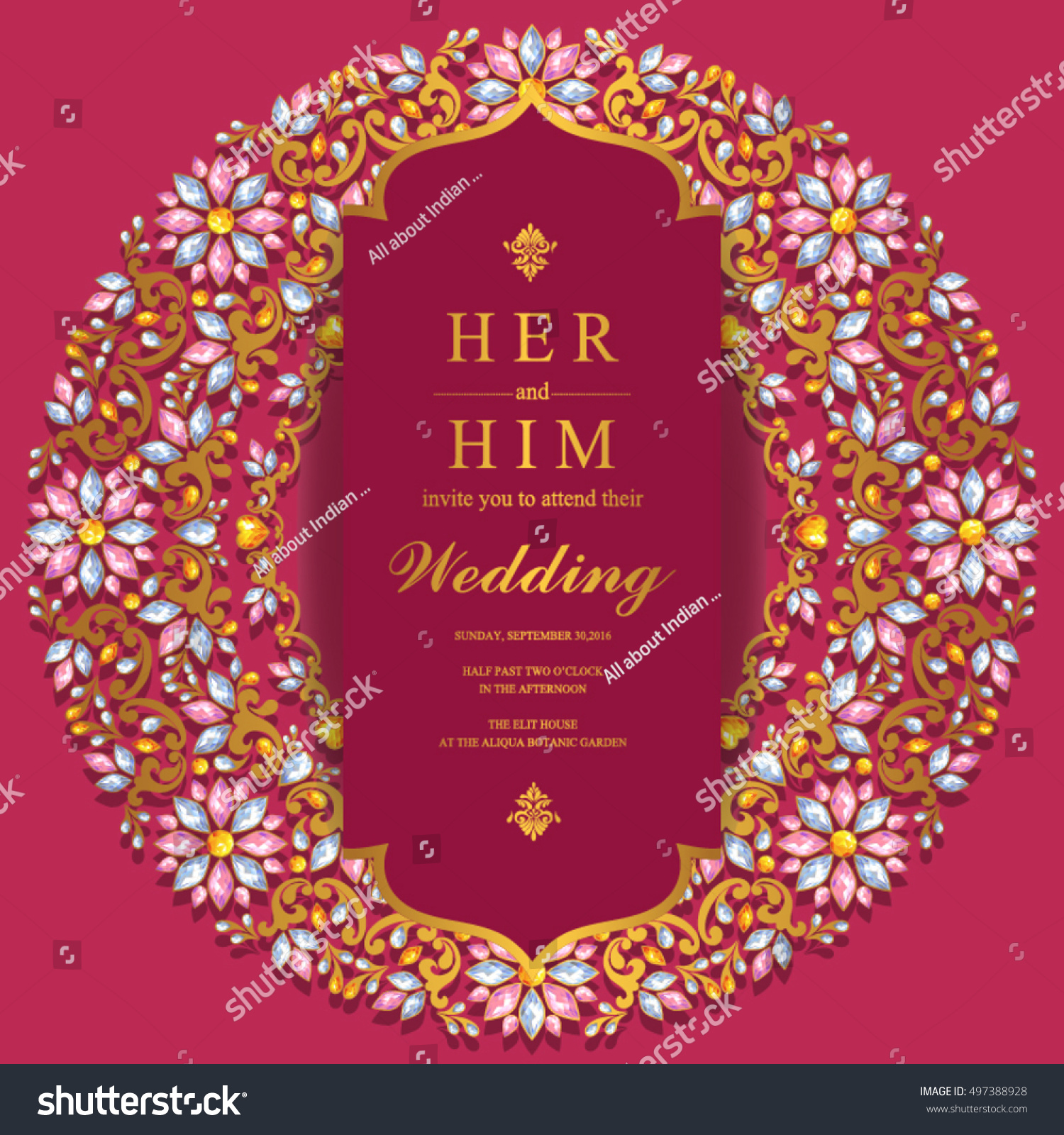 Wedding Vector Indian Background