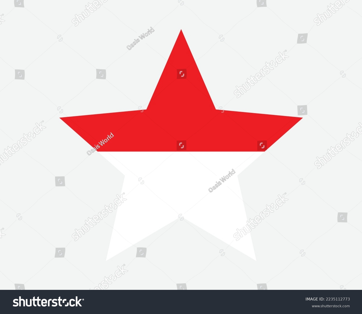 SVG of Indonesia Star Flag. Indonesian Star Shape Flag. Republic of Indonesia Country National Banner Icon Symbol Vector Flat Artwork Graphic Illustration svg
