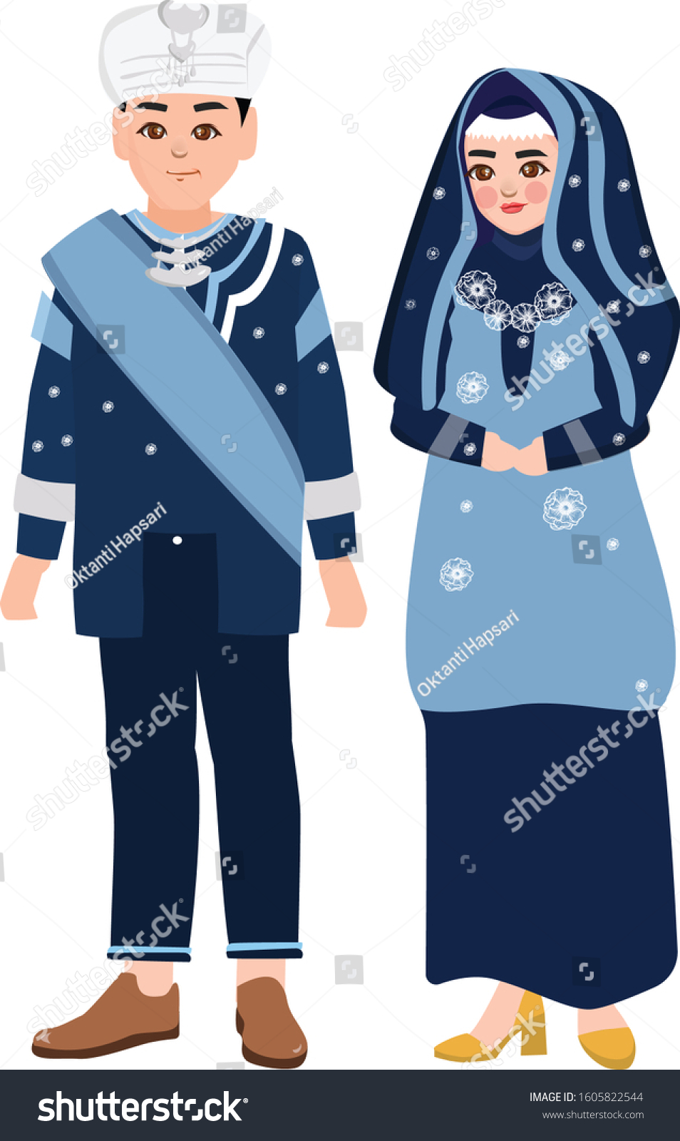 traditional dress for man and woman