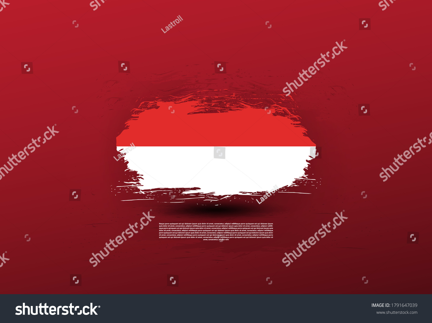 Indonesian State Flag Celebrating Indonesias Independence Stock Vector Royalty Free 1791647039 3238