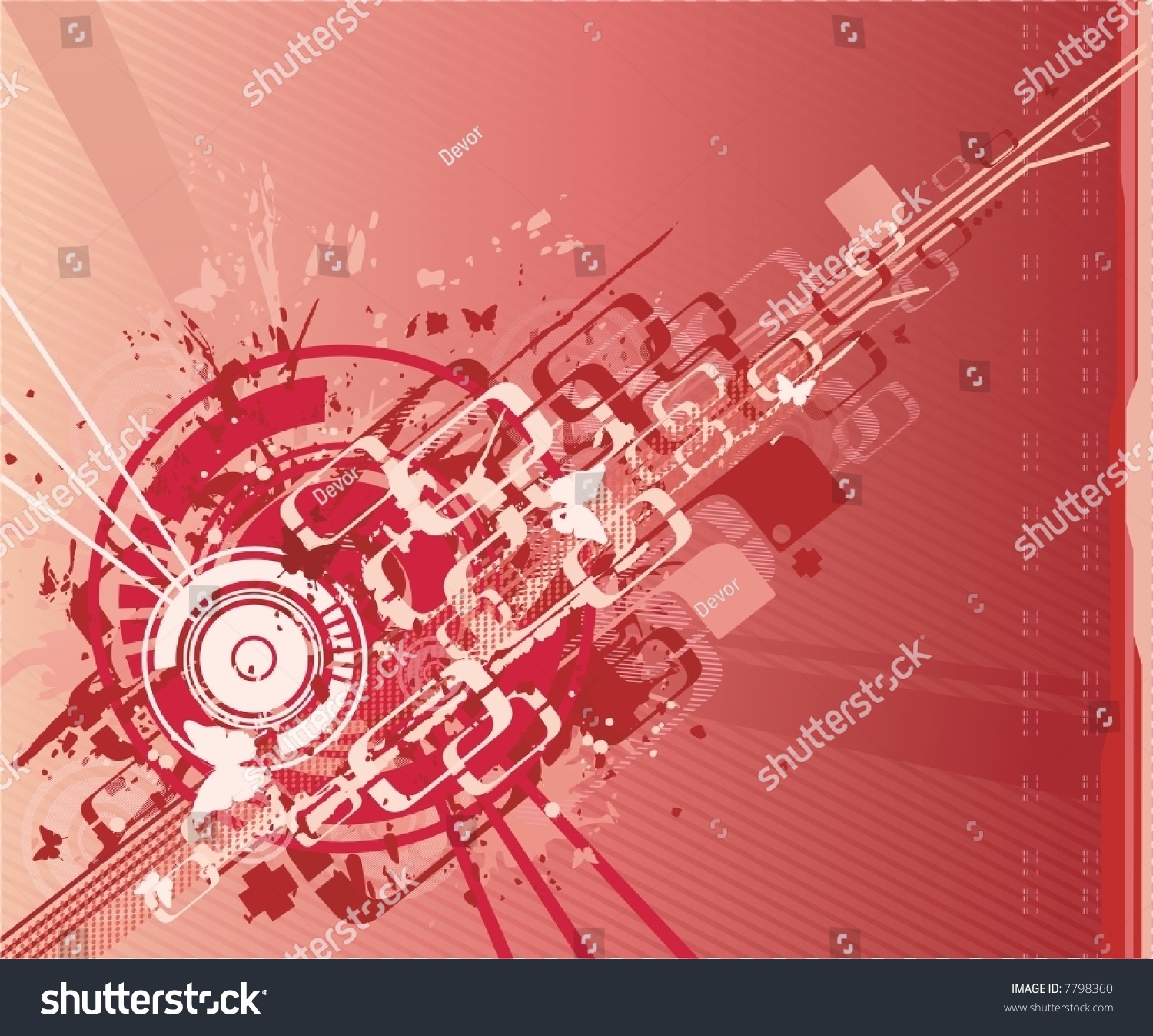 Industrial Abstract Wallpaper Stock Vector Illustration 7798360 ...