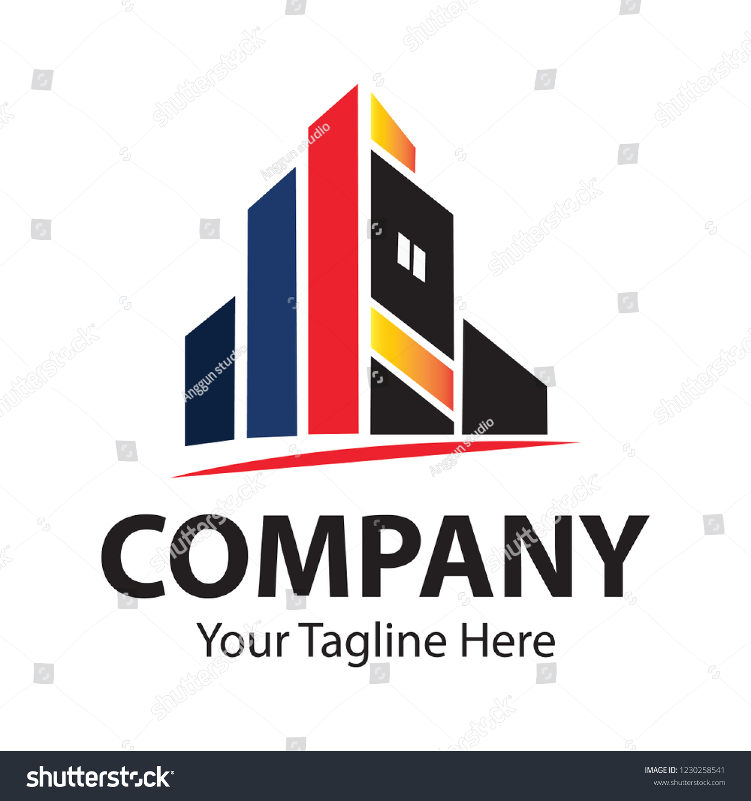 Industrial Home Logo Stock Vector (Royalty Free) 1230258541 | Shutterstock