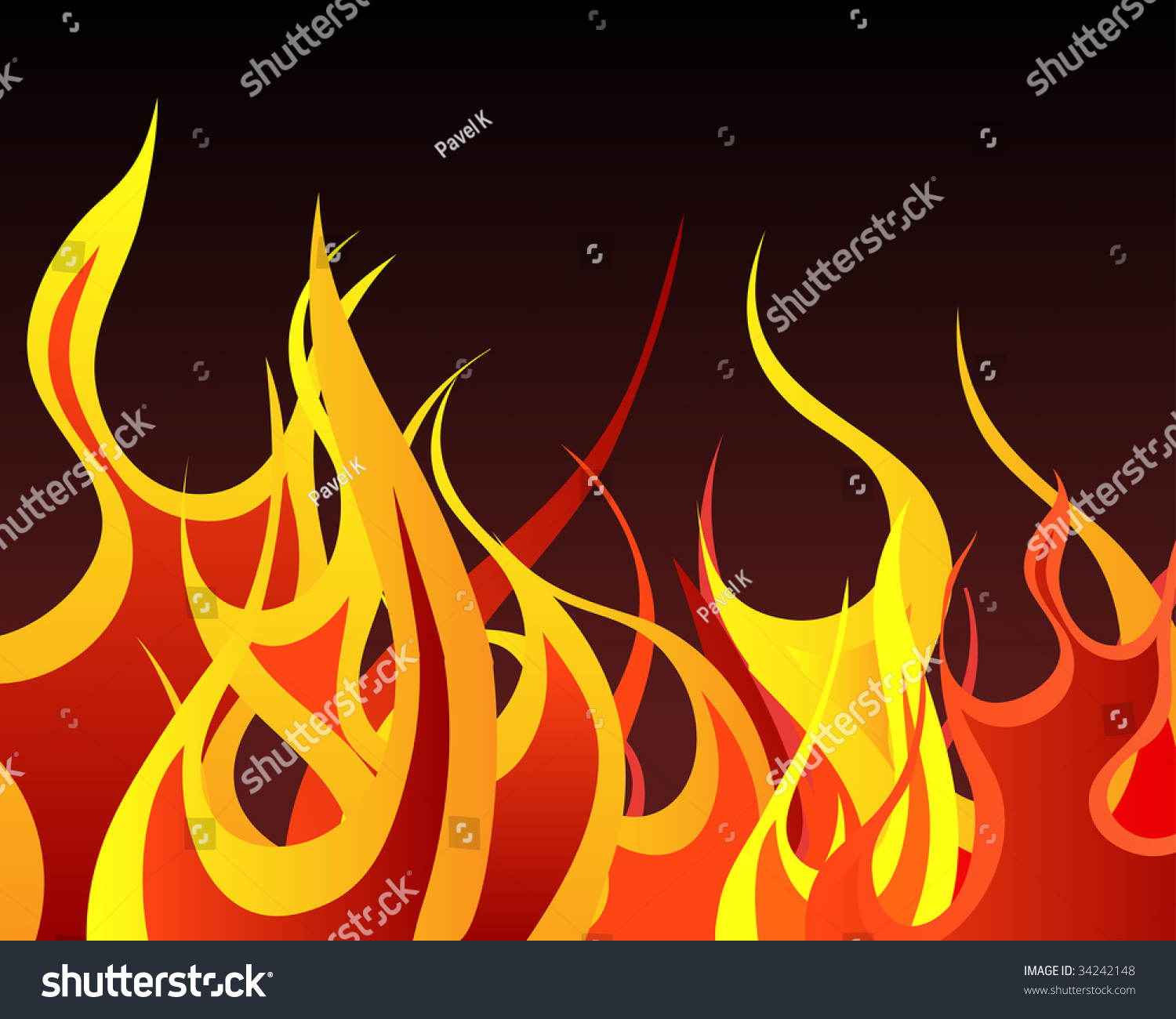 Inferno Fire Vector Background Design Use : image vectorielle de stock ...