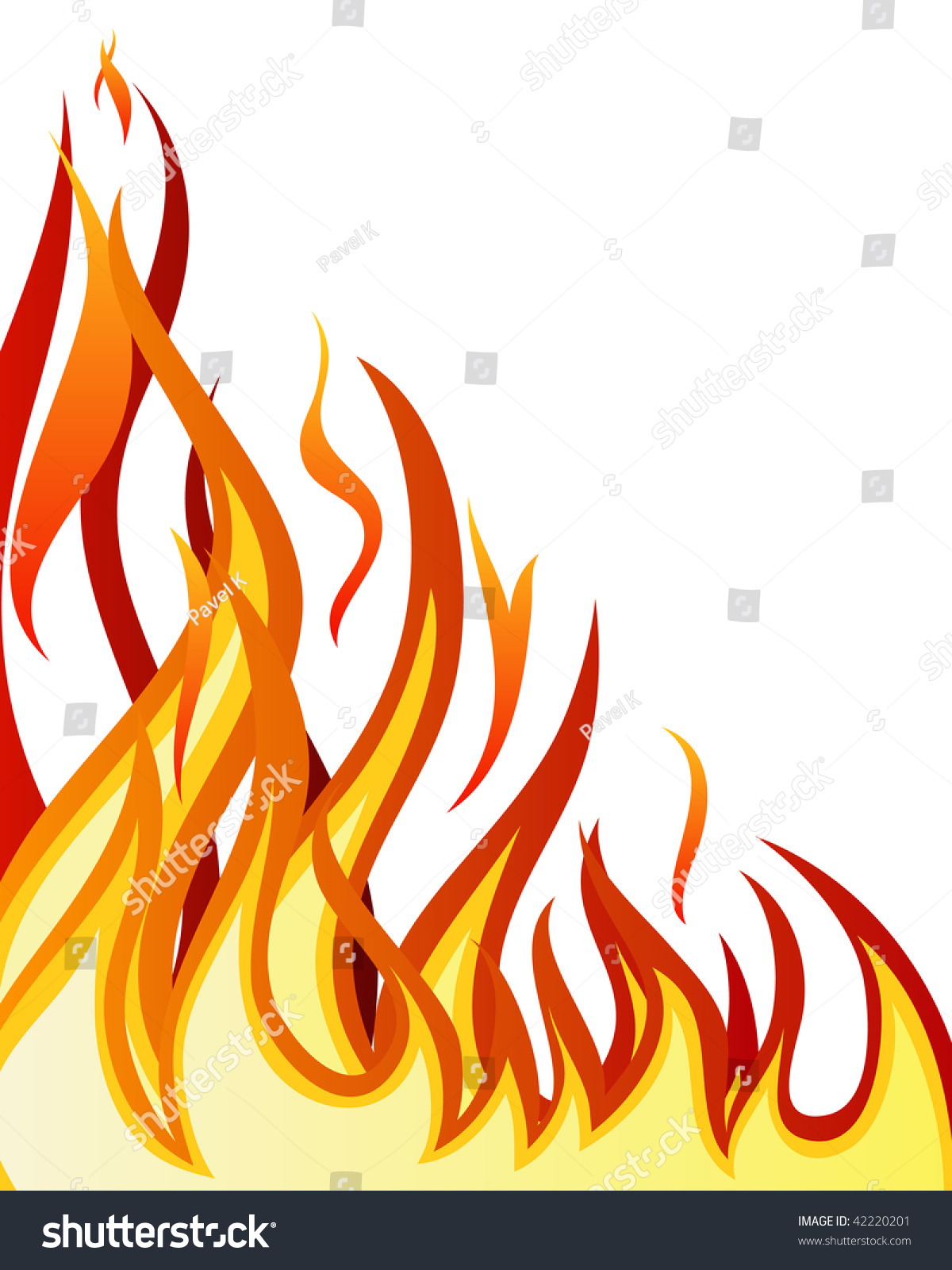 Inferno Fire Vector Background Design Use Stock Vector (Royalty Free ...